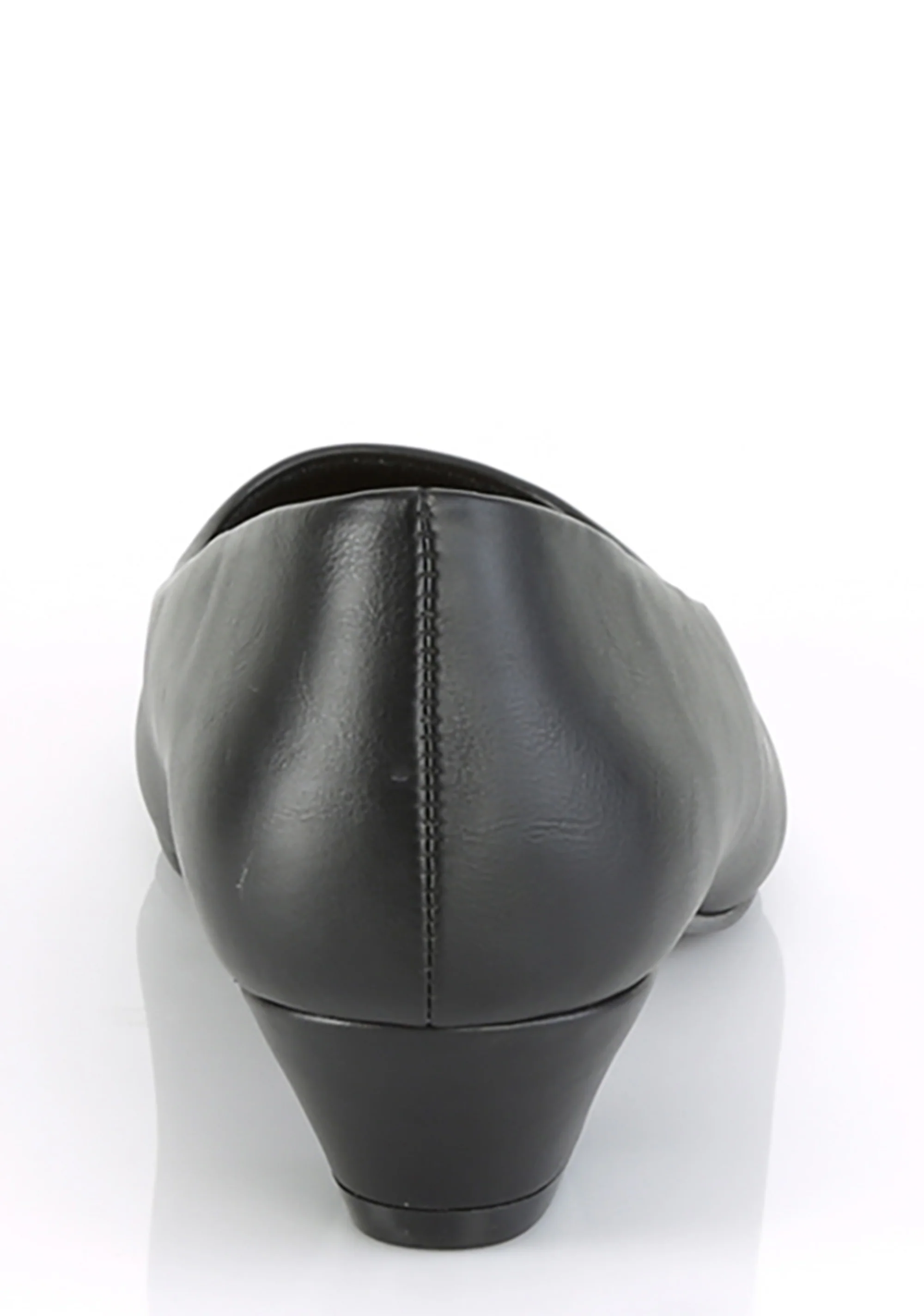 Gwen-01 Classic Pumps-Black PU - Image 4