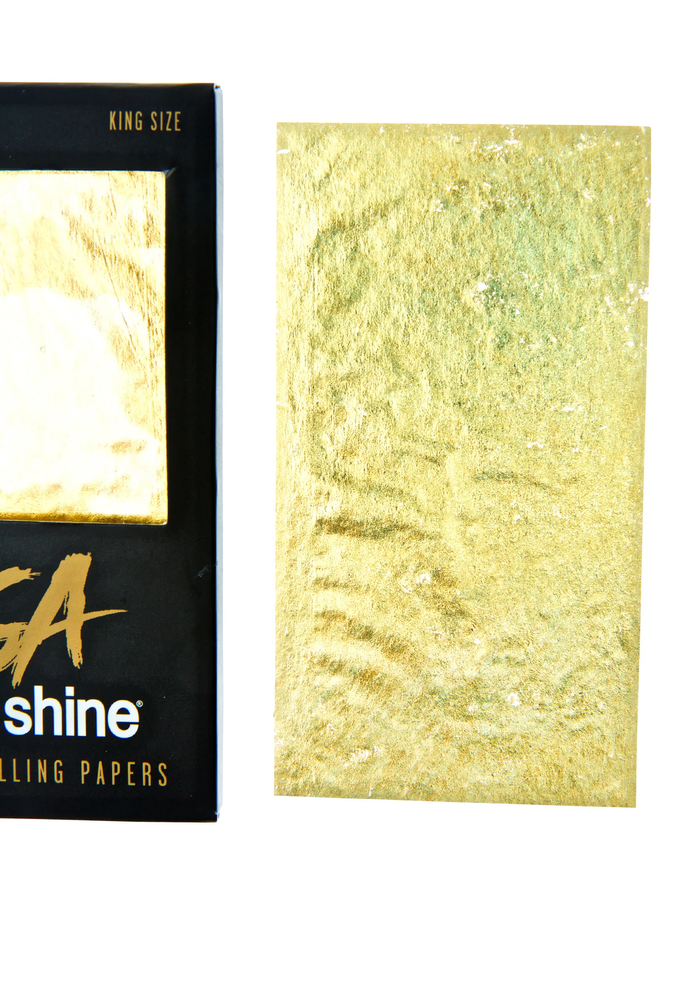 24K Gold King Size Rolling Papers 6-Sheet Pack - Image 2