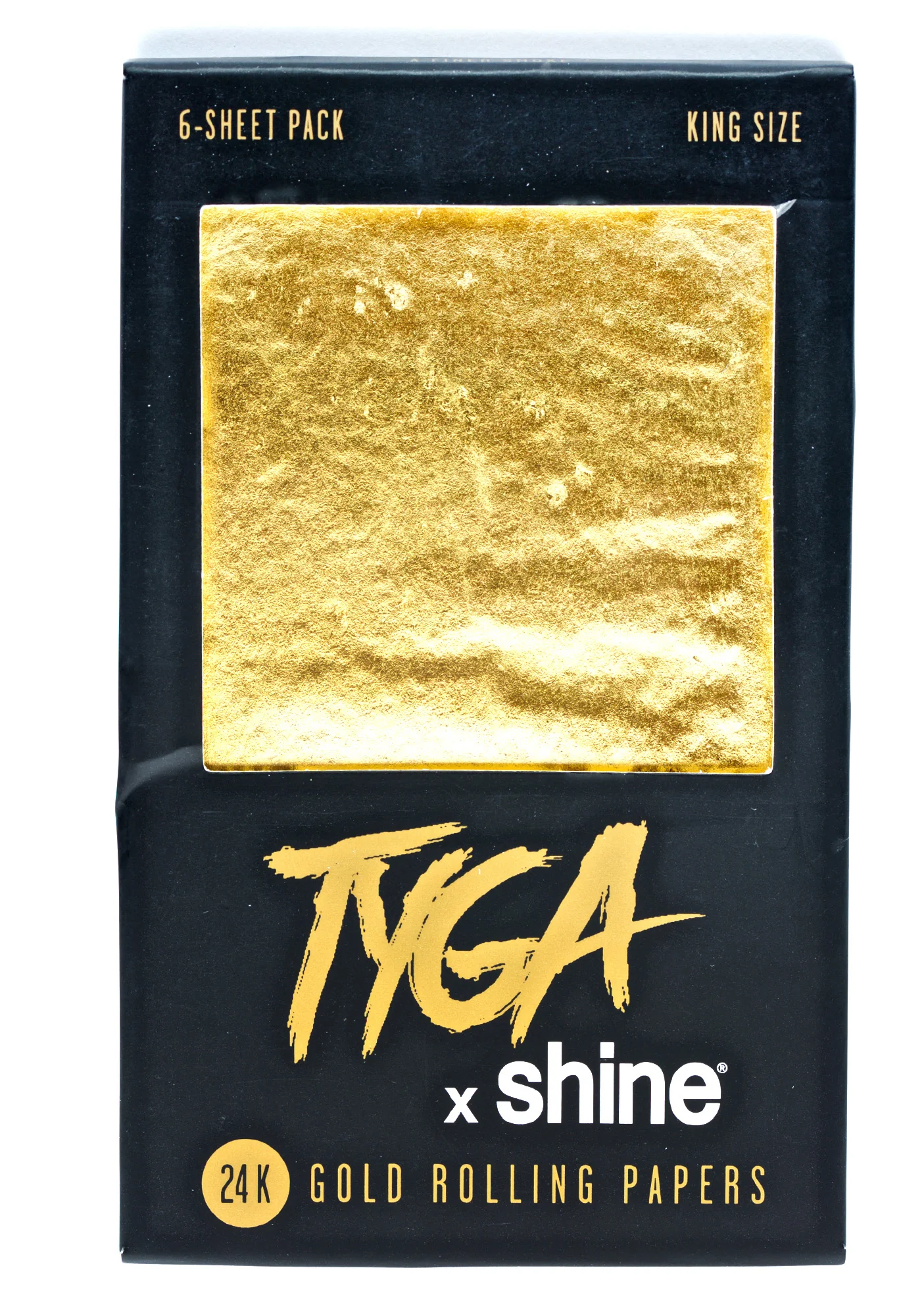 24K Gold King Size Rolling Papers 6-Sheet Pack - Image 4