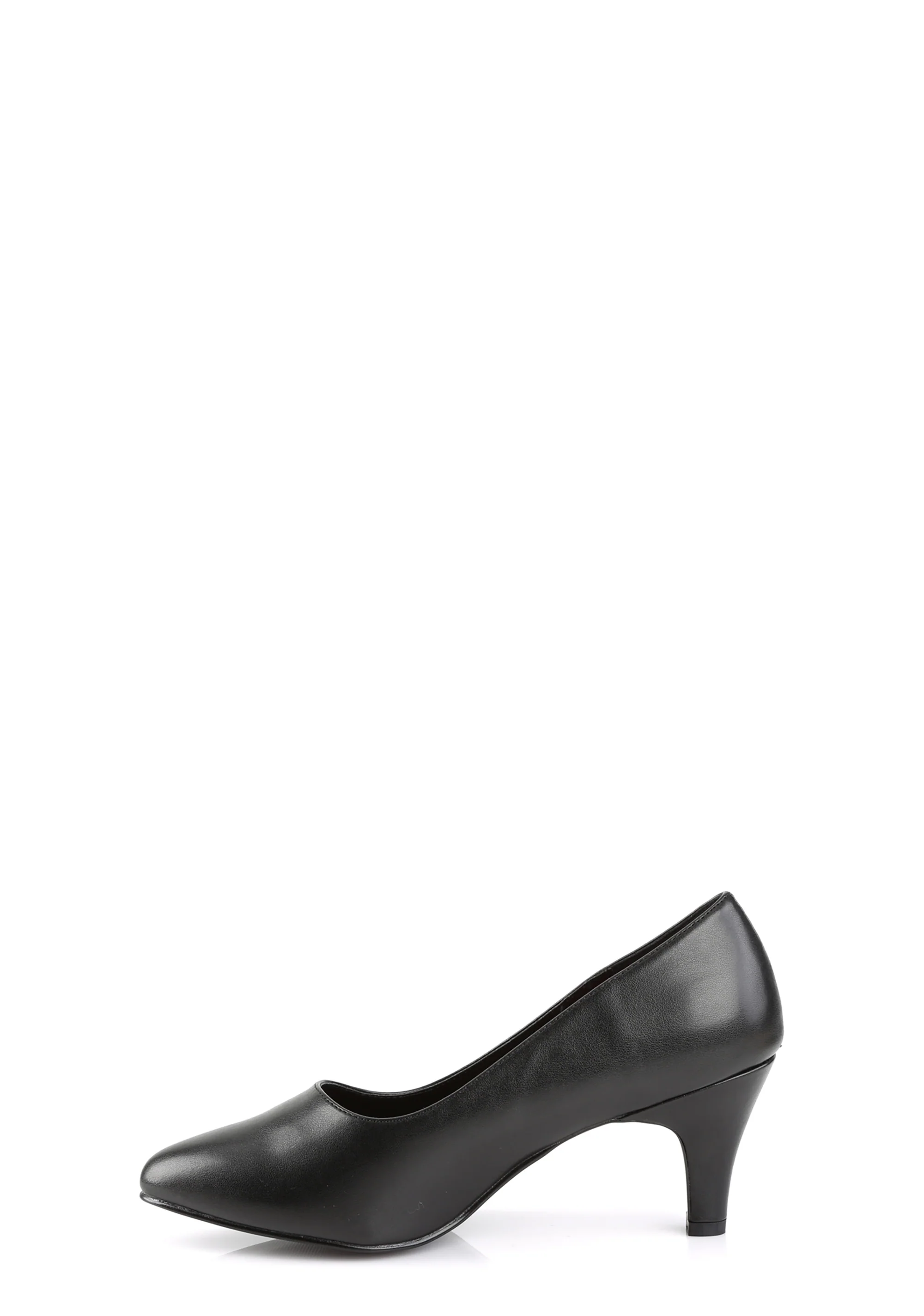 Divine-420 Classic Pump-Black PU - Image 2
