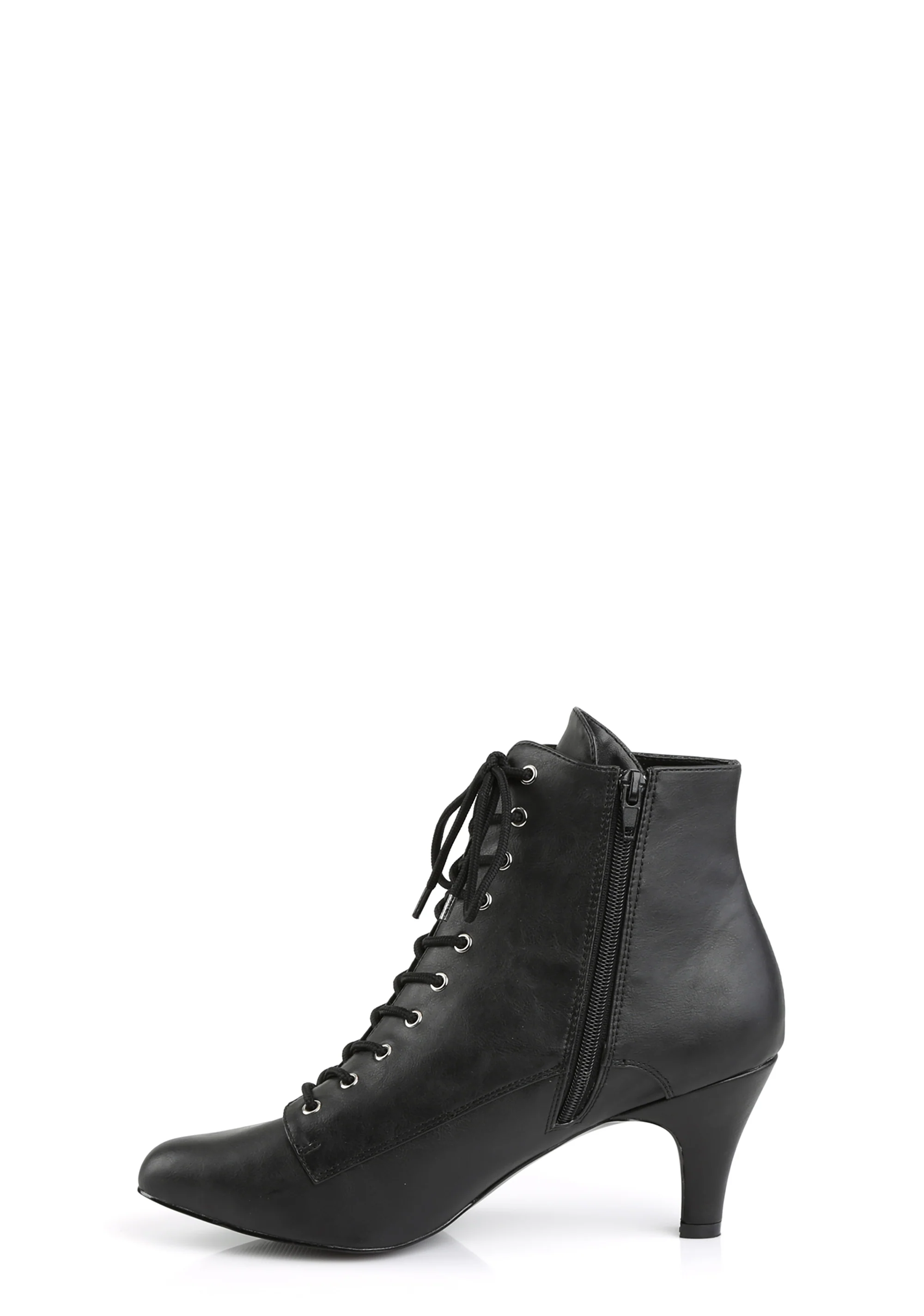 Divine-1020 Ankle Boot-Black PU - Image 2