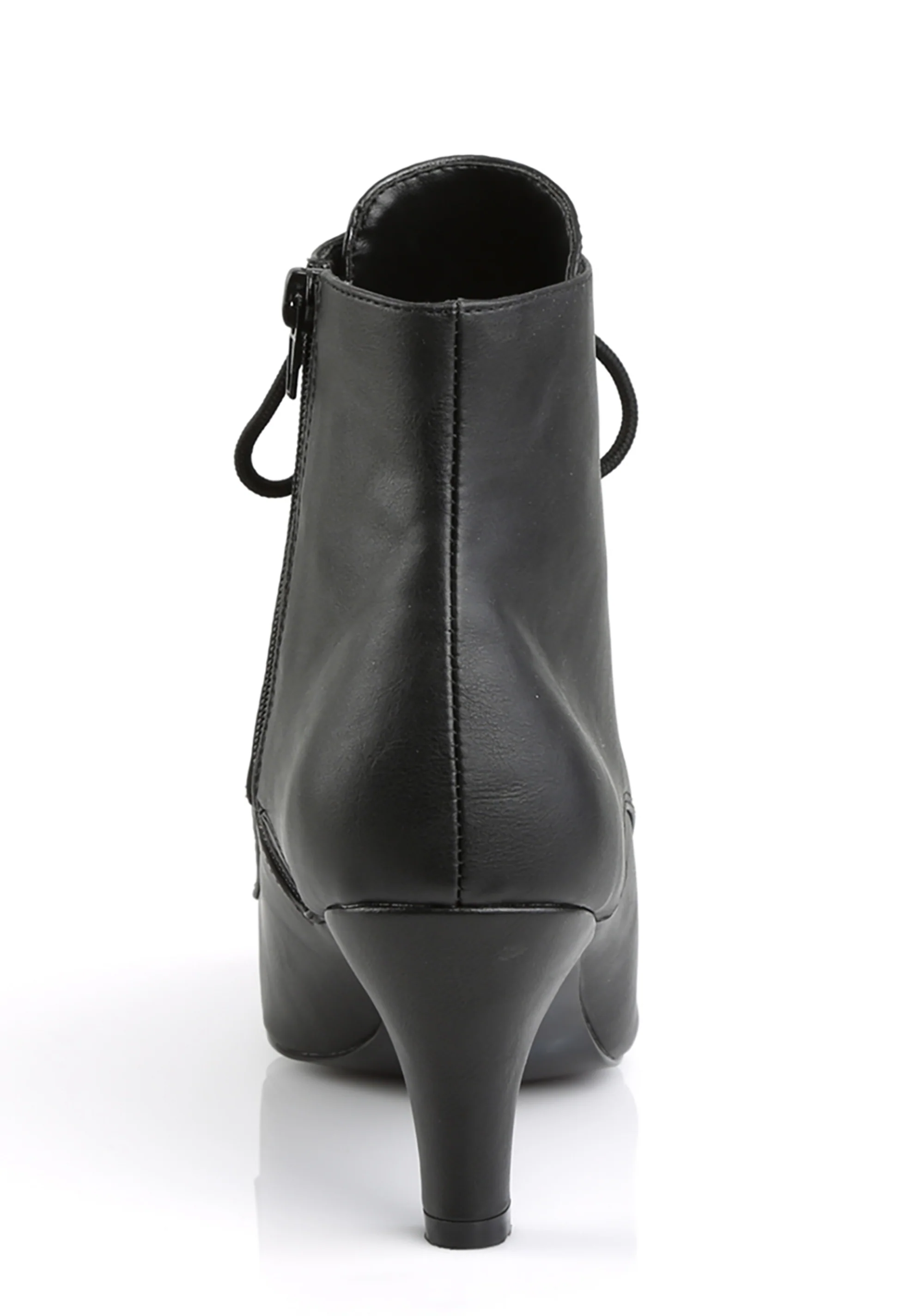 Divine-1020 Ankle Boot-Black PU - Image 4