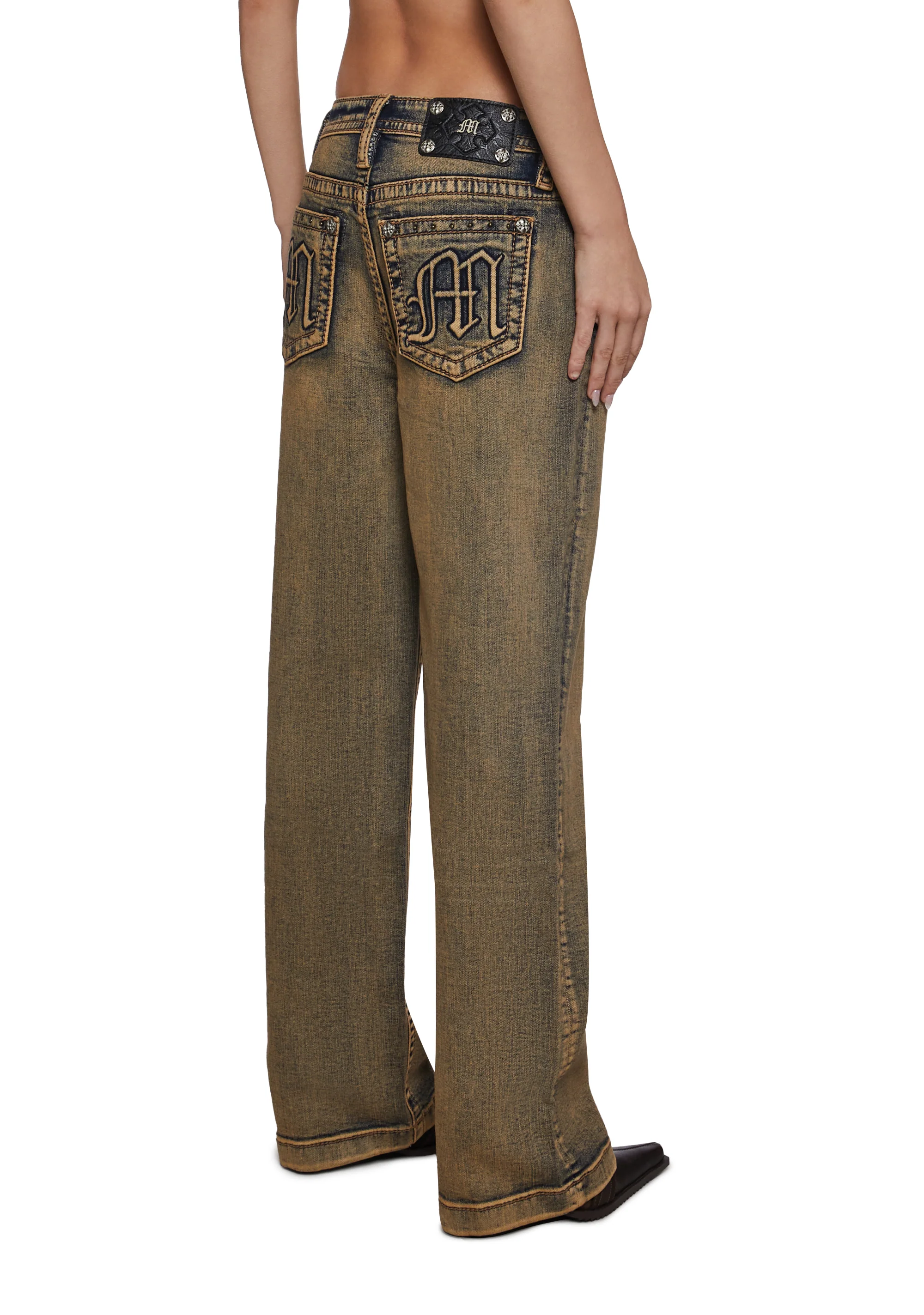 30" High Rise Slim Wide Jeans - Image 3