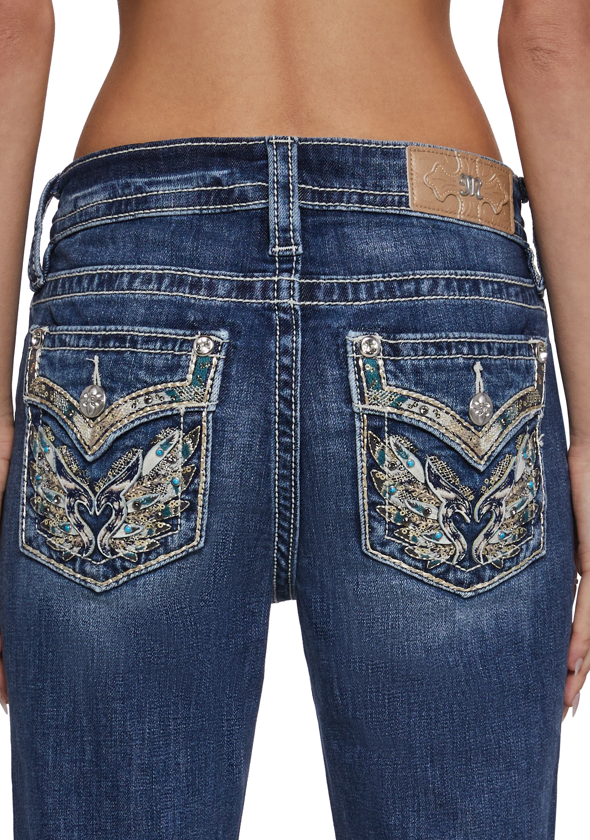30" Mid Rise Denim Boot Jeans - Image 5