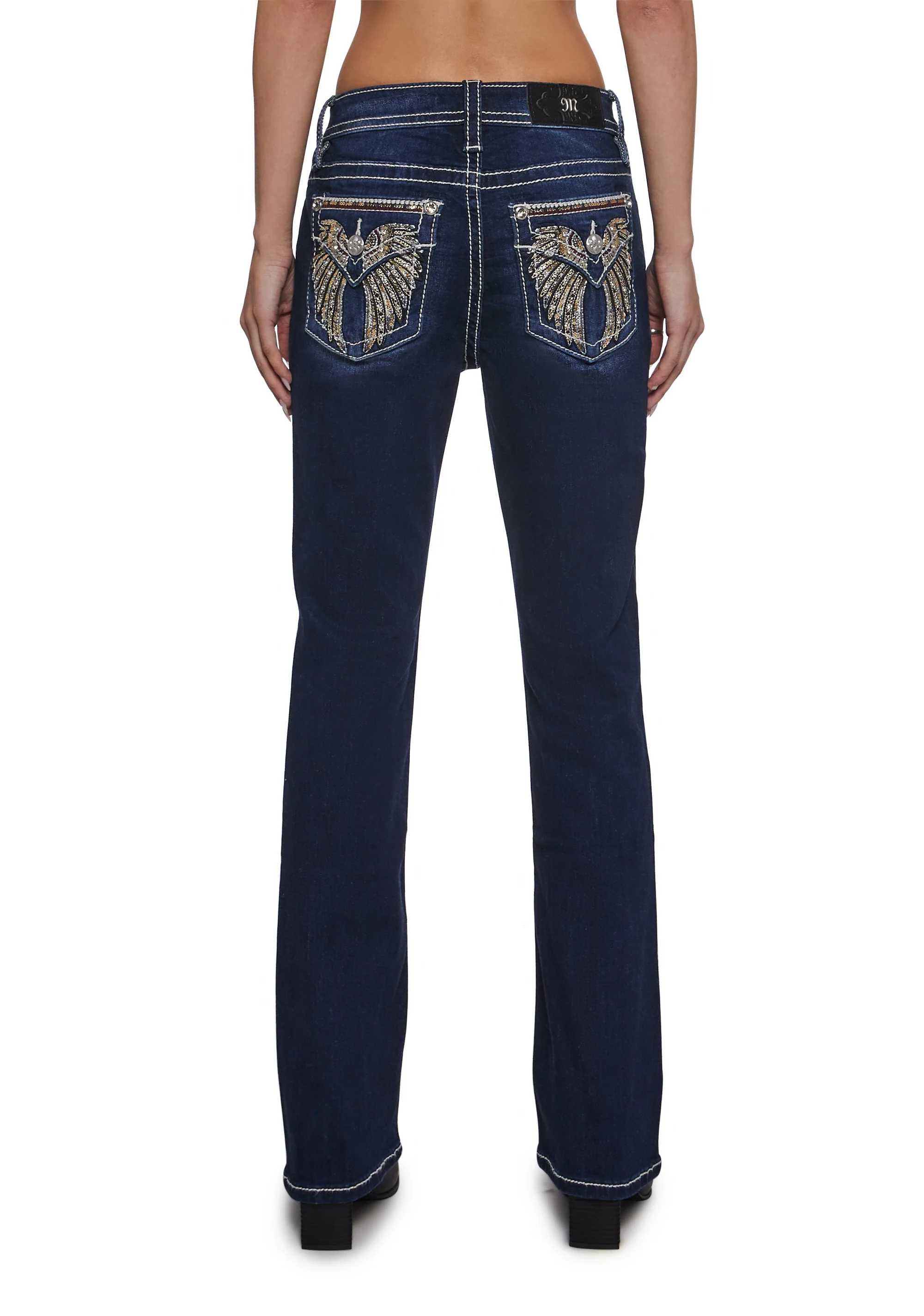 30" Mid Rise Boot Cut Jeans - Image 2