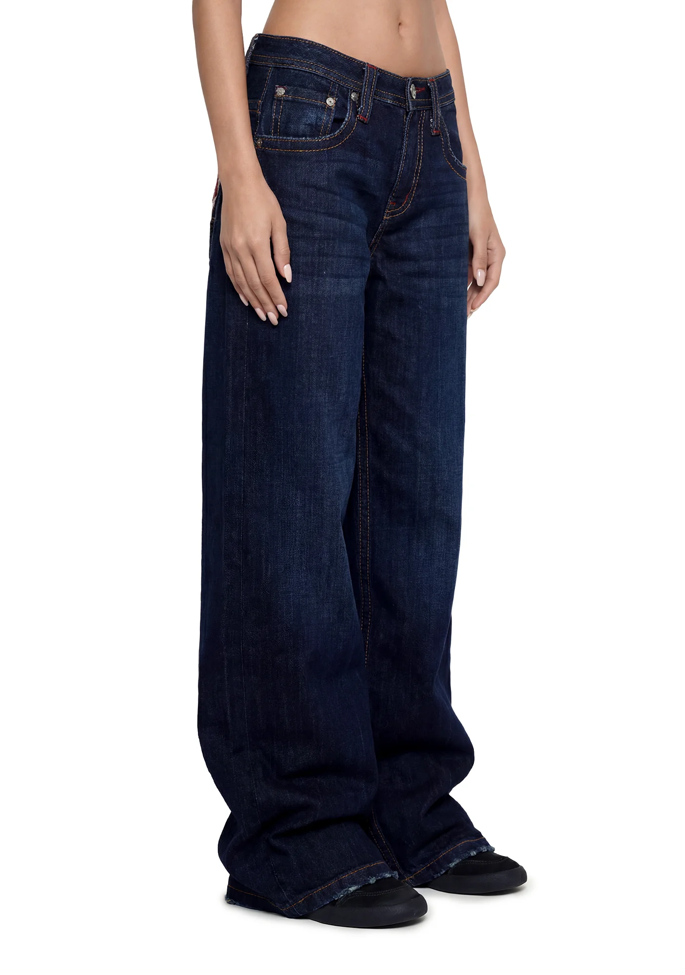 Bellanie Baggy Wide Leg - Indigo - Image 4