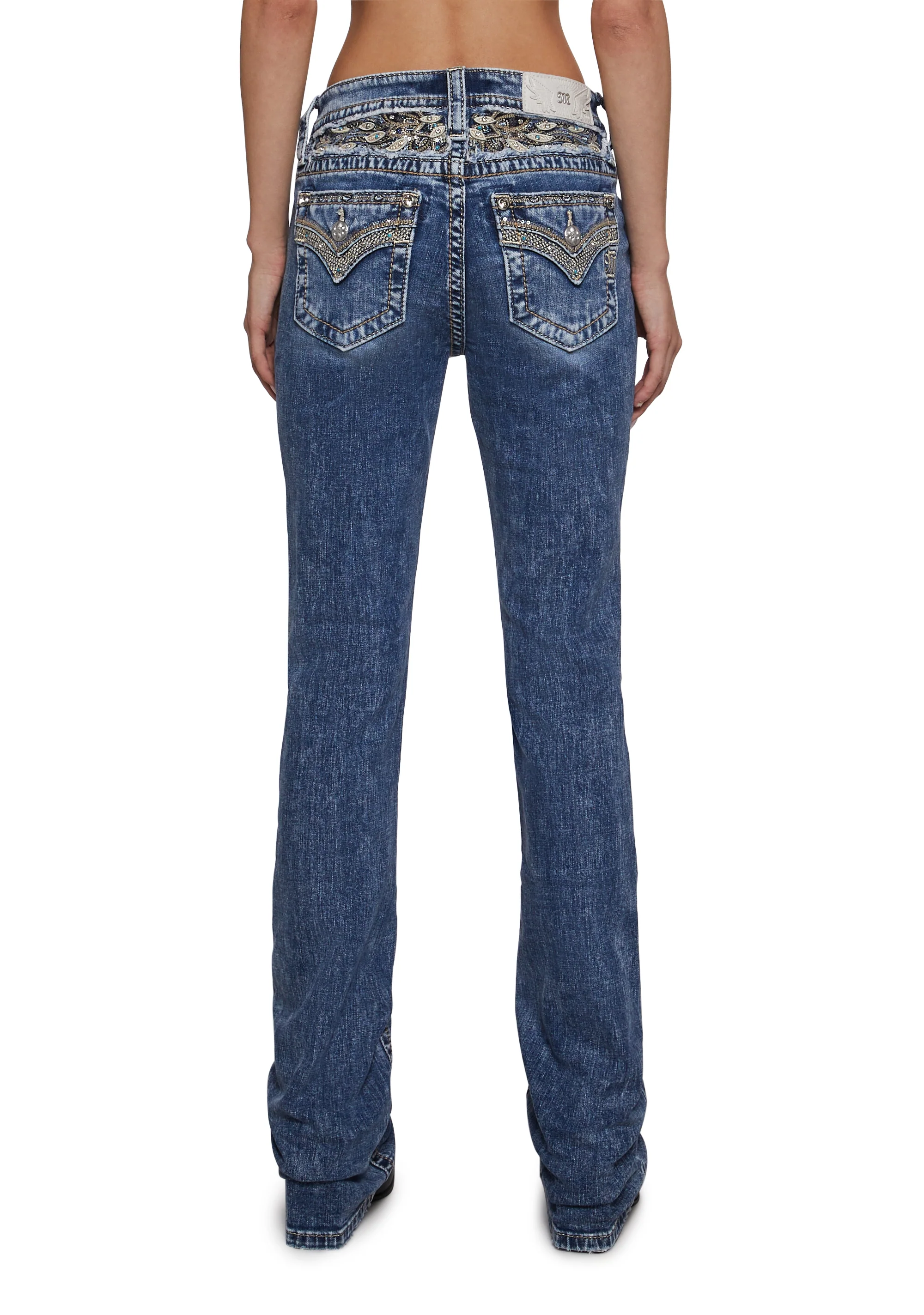 34" Mid Rise Denim Jeans - Image 2