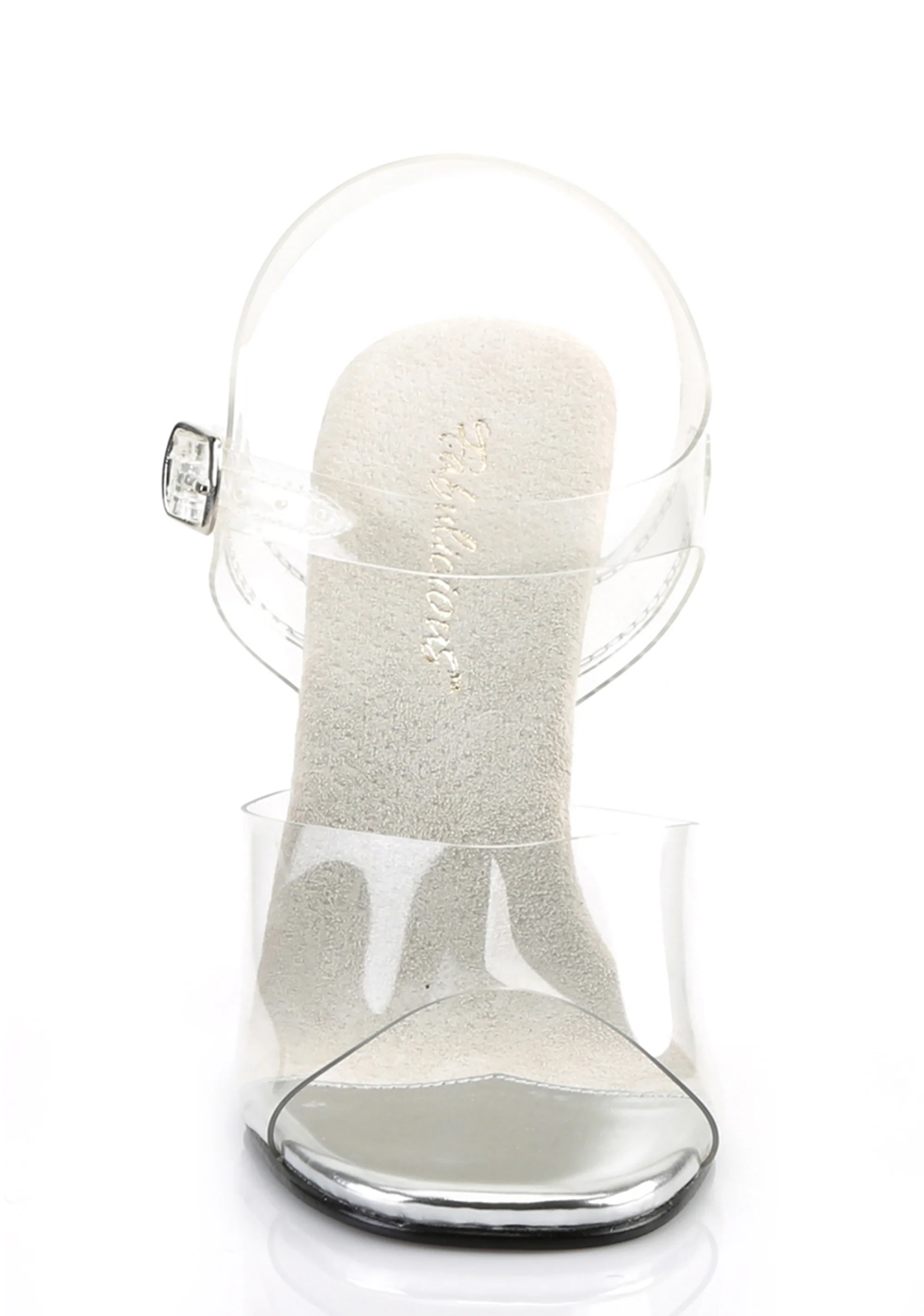 Gala-08 Ankle Strap Slides-Clear - Image 3