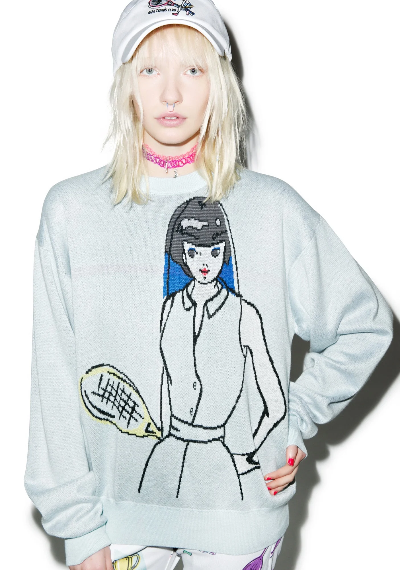 40Love Knit Crew - Light Pink - Image 5