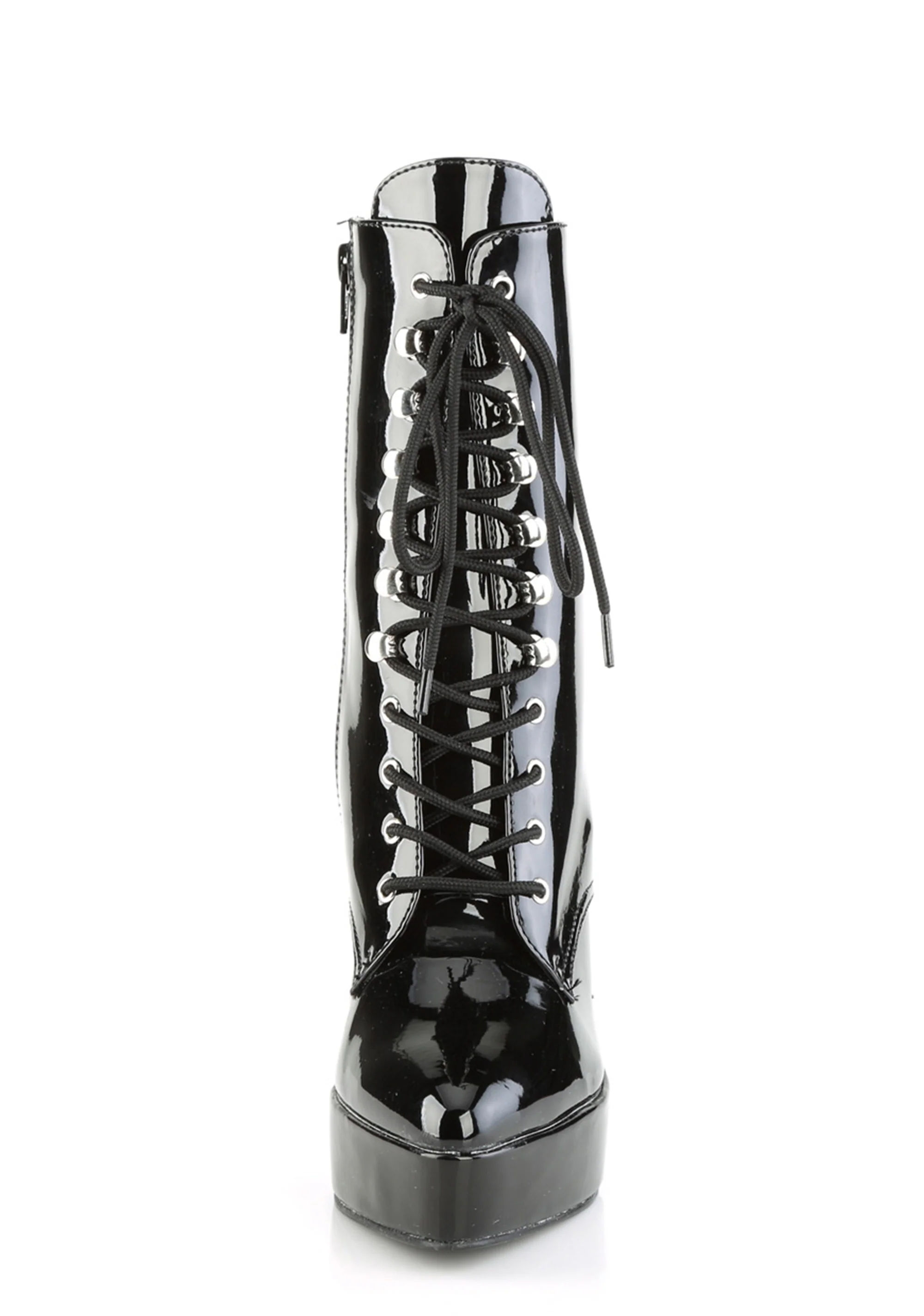 Indulge-1020 Platform Ankle Boots-Black - Image 3