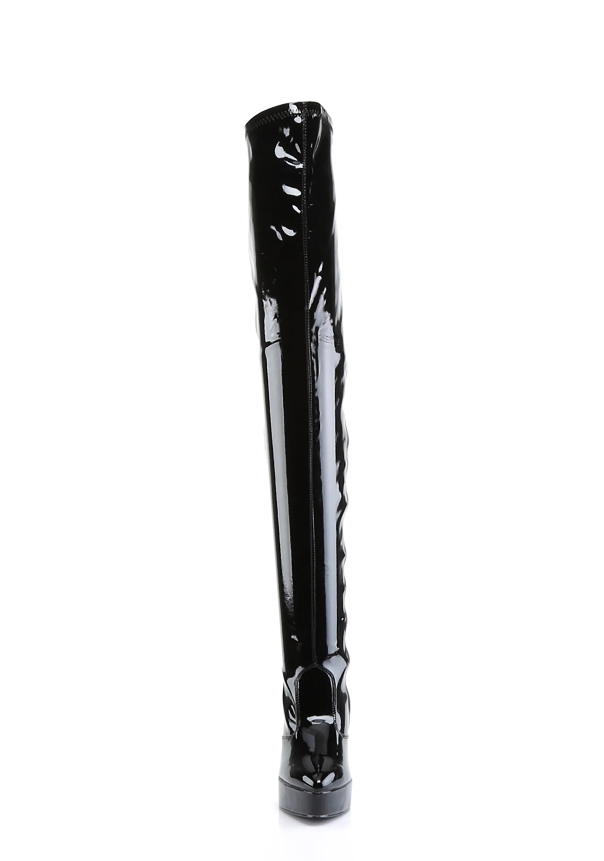 Indulge-3000 Platform Thigh High Boots-Black - Image 4