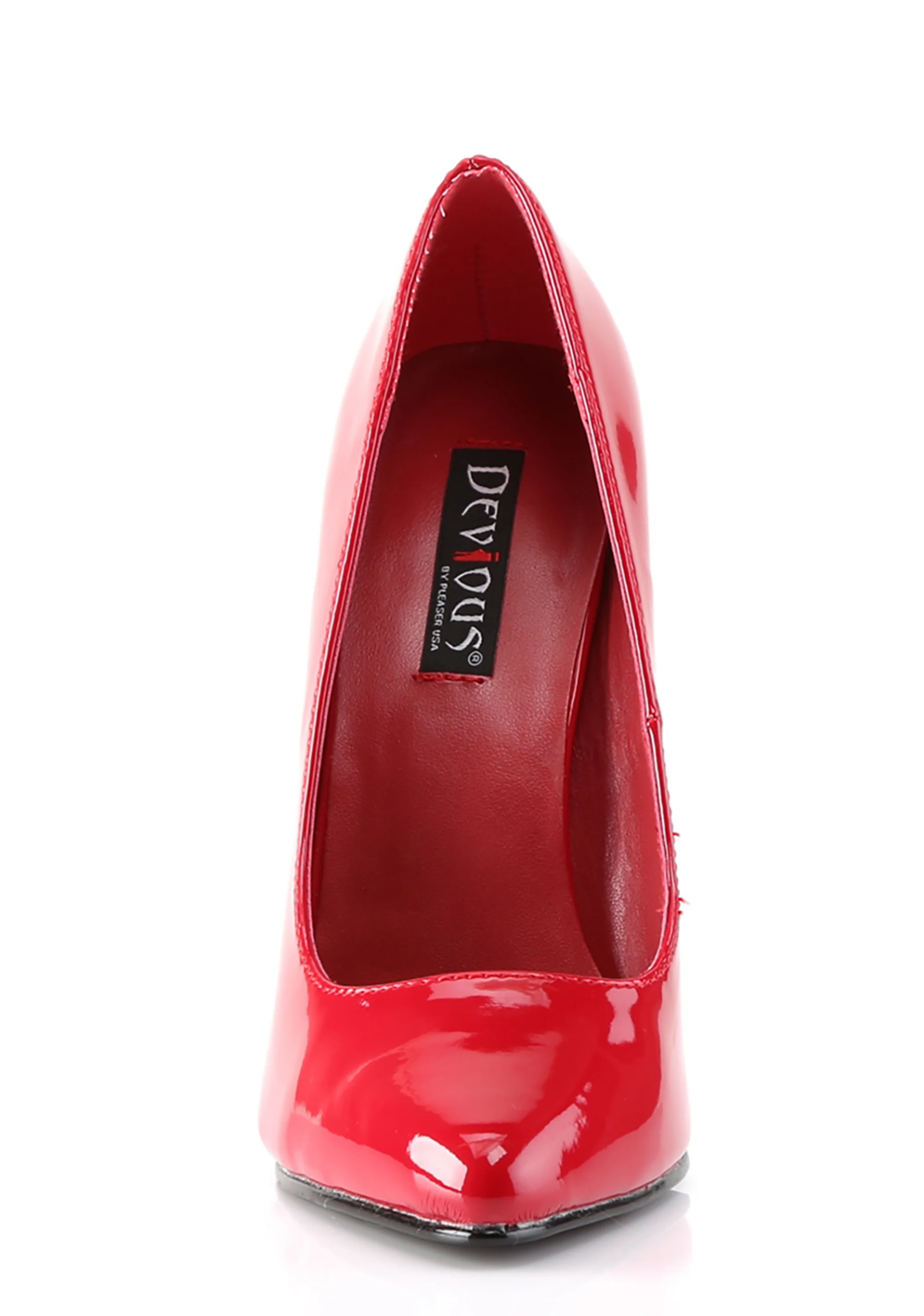 Domina-420 Classic Pumps-Red - Image 3