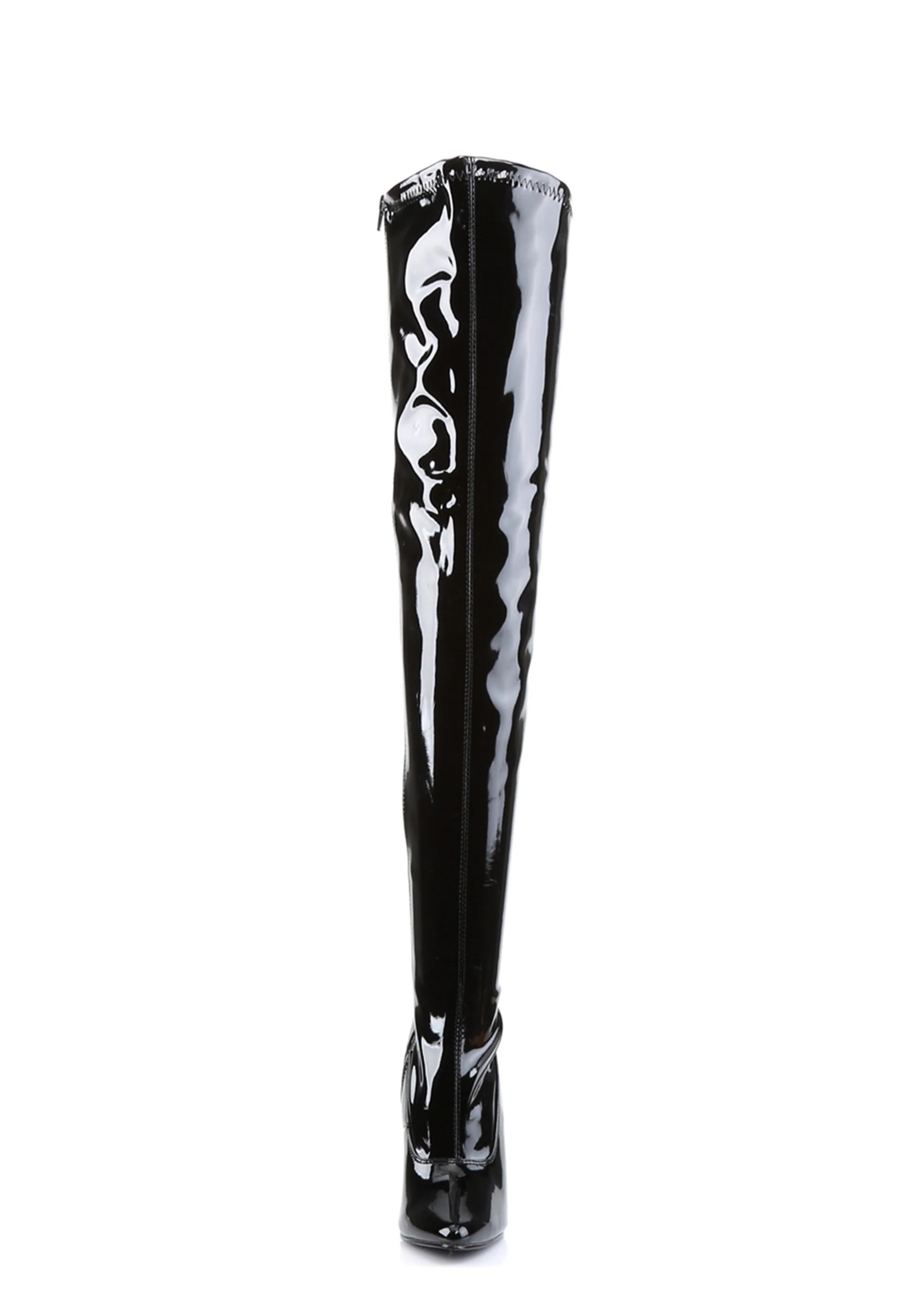 Domina-3000 Thigh High Boots-Black - Image 5