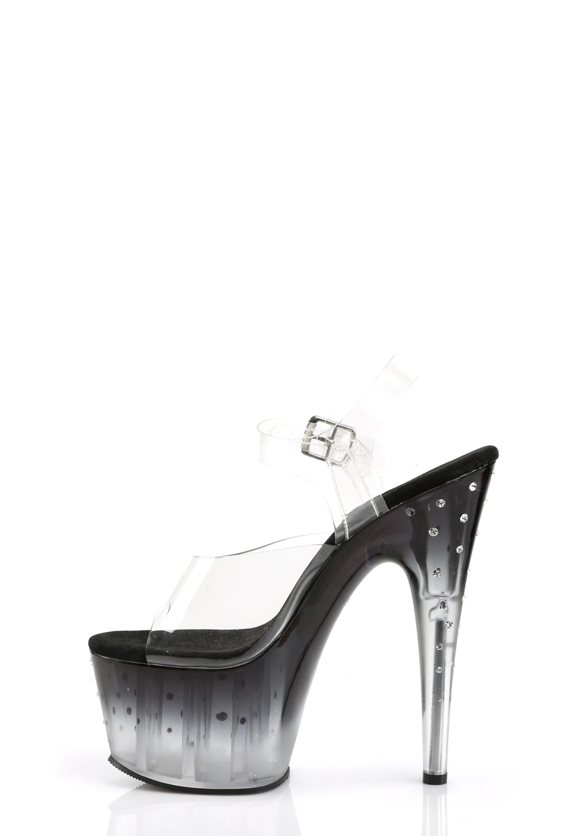Stardust-708 Platform Ankle Strap Sandals-Smoke - Image 2
