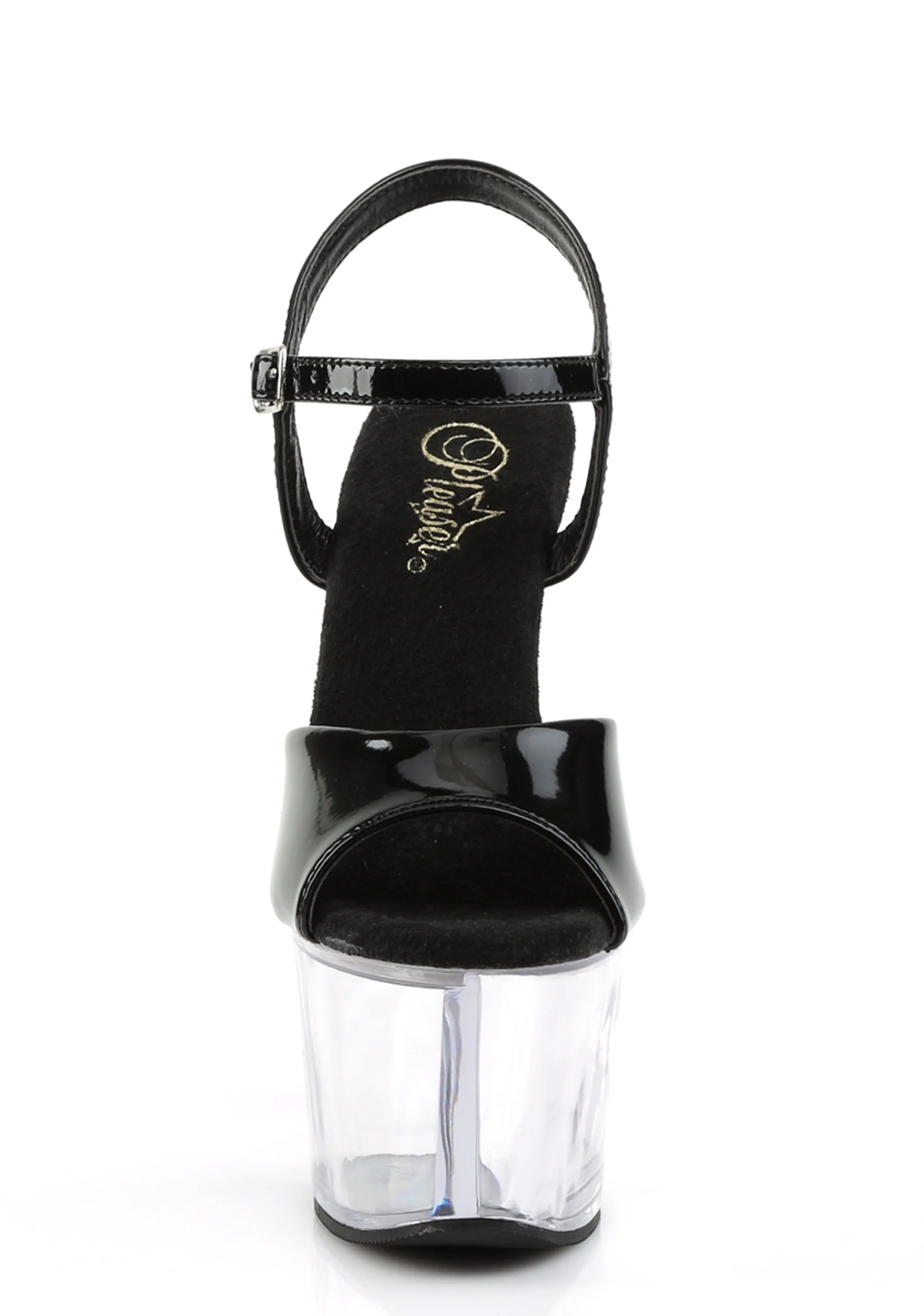 Sky-309 Platform Ankle Strap Sandals-Clear - Image 3