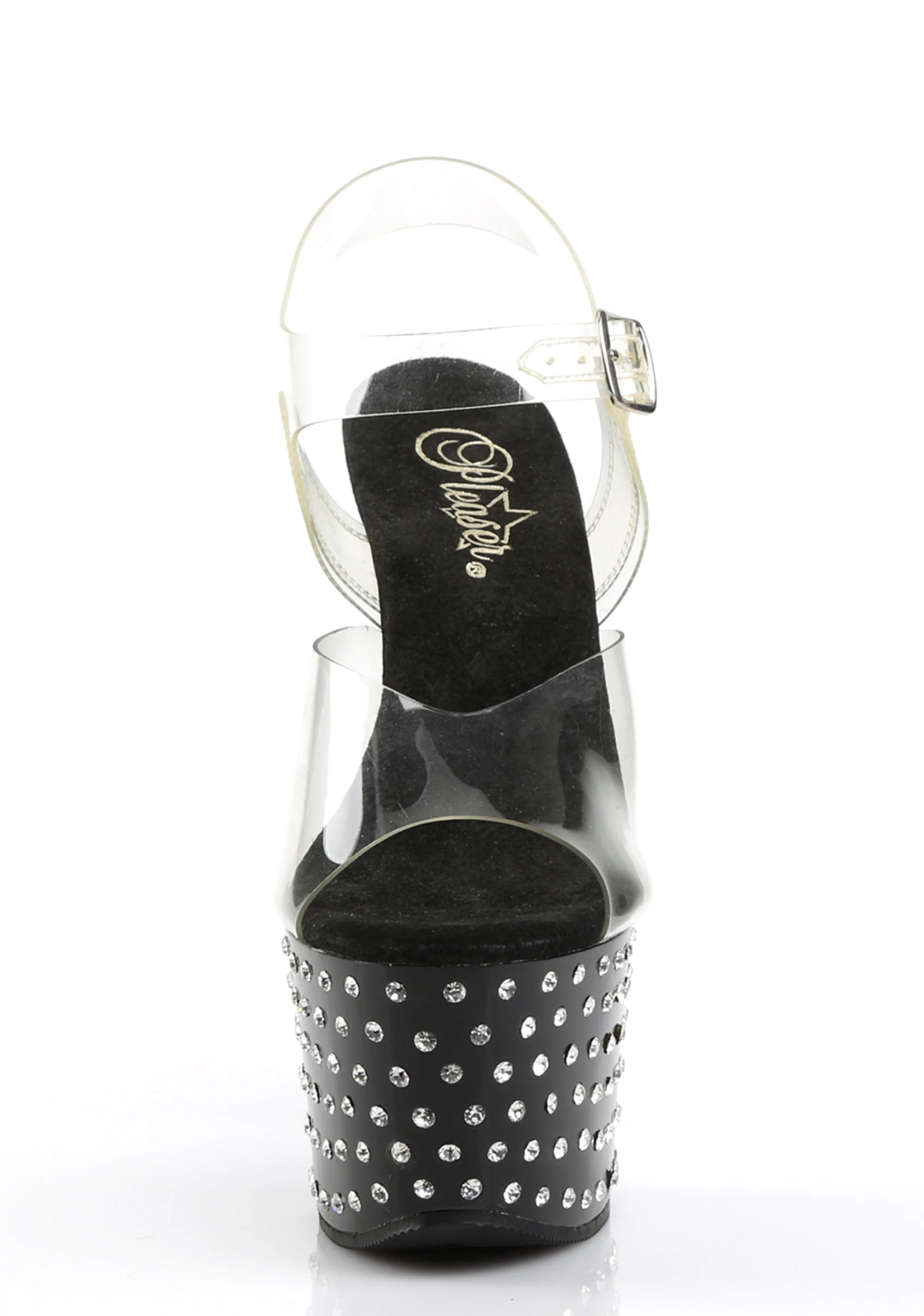 Stardust-708 Platform Ankle Strap Sandals-Black - Image 3