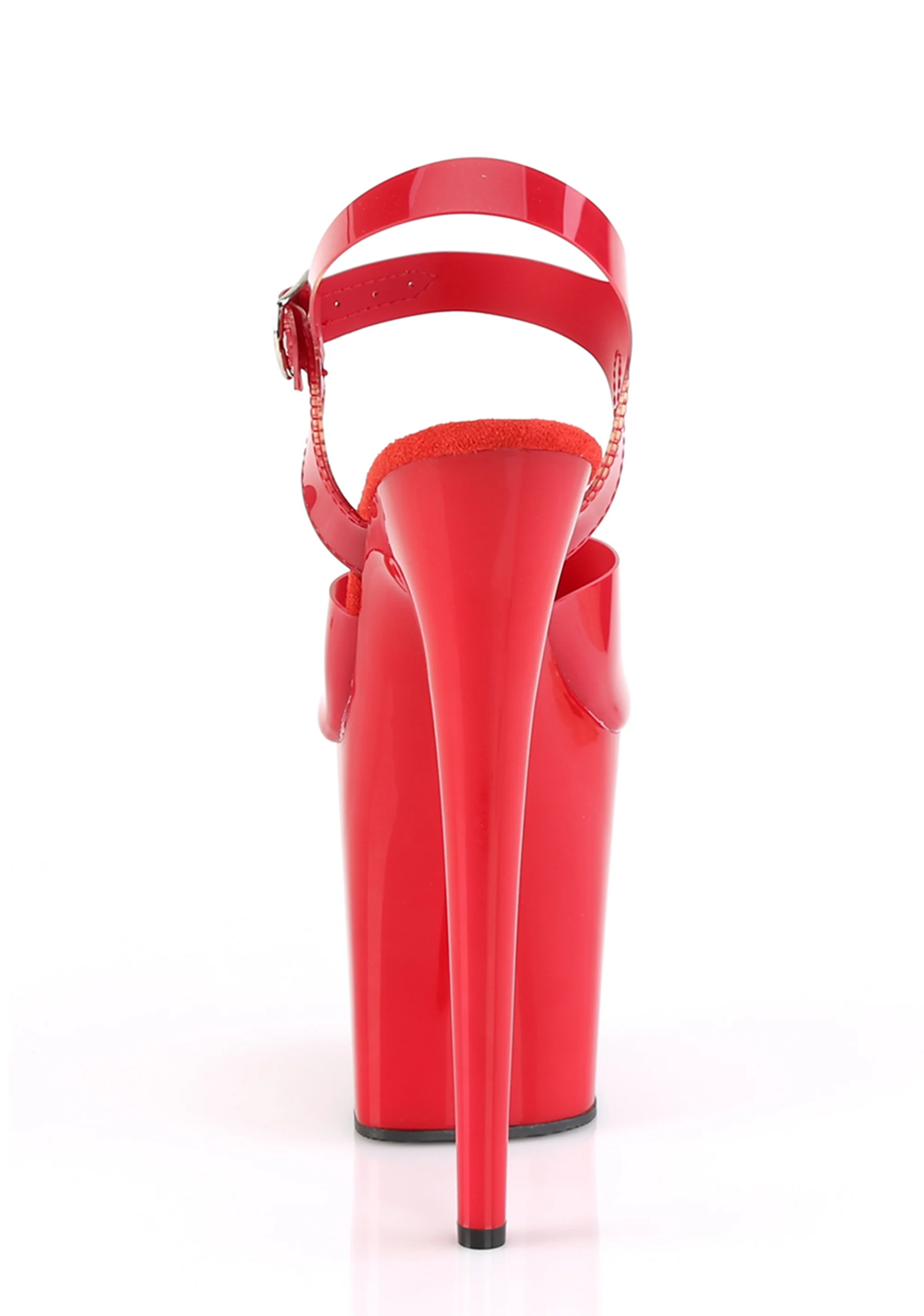 Flamingo-808 Platform Ankle Straps Sandals-Red - Image 4