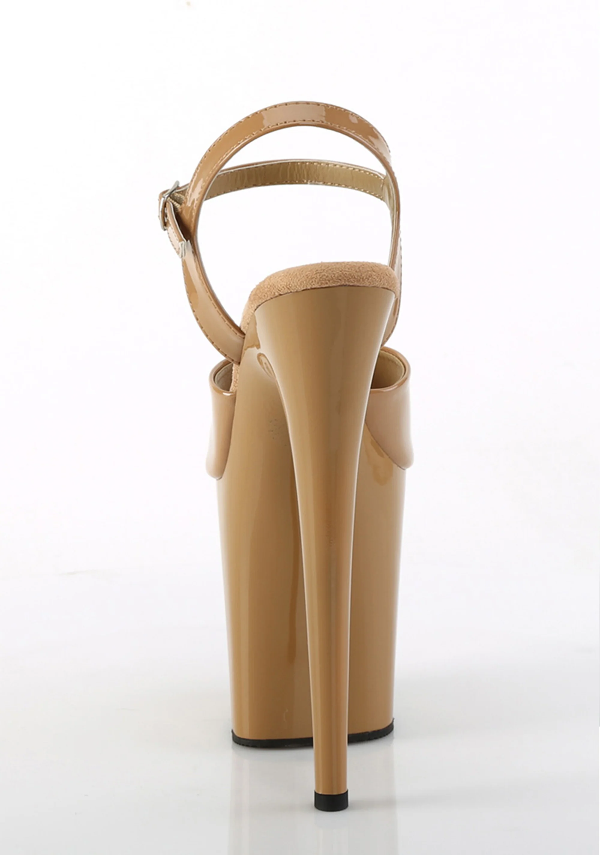 Flamingo-809 Platform Ankle Strap Sandals-Toffee - Image 4
