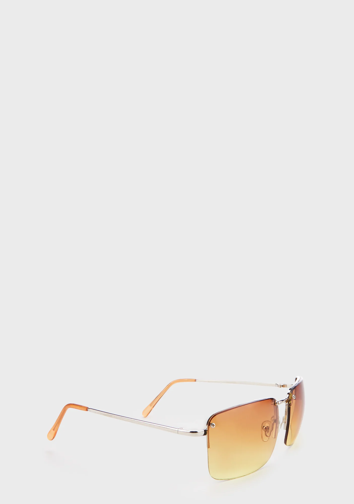 90s Amber Oversized Sunglasses - Image 3