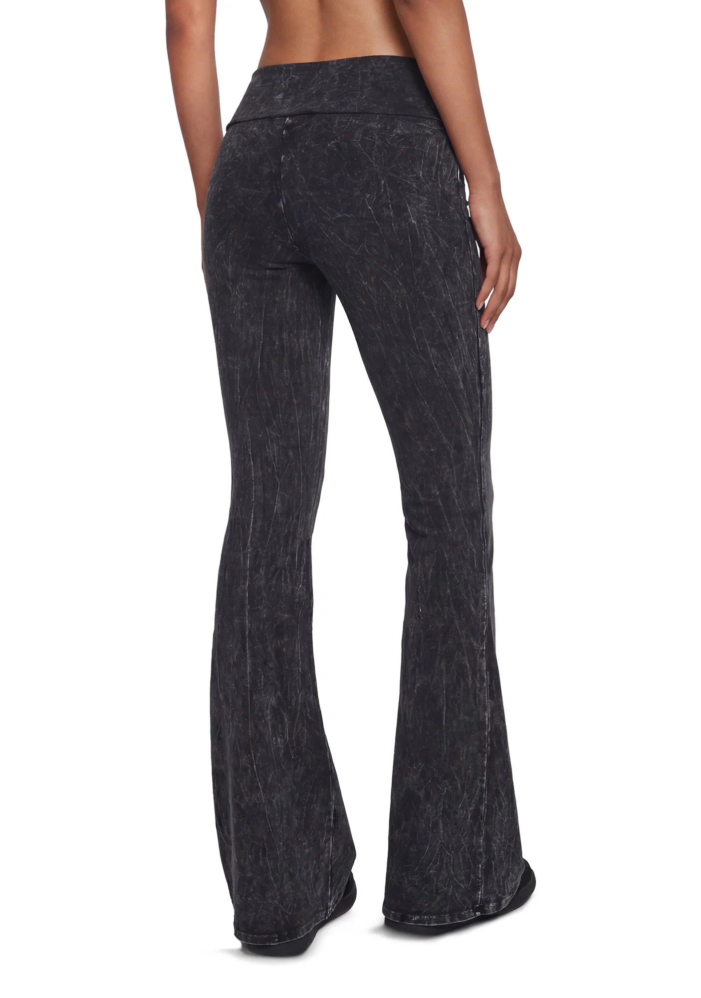 Synth Ideology Flared Pants - Black - Image 4