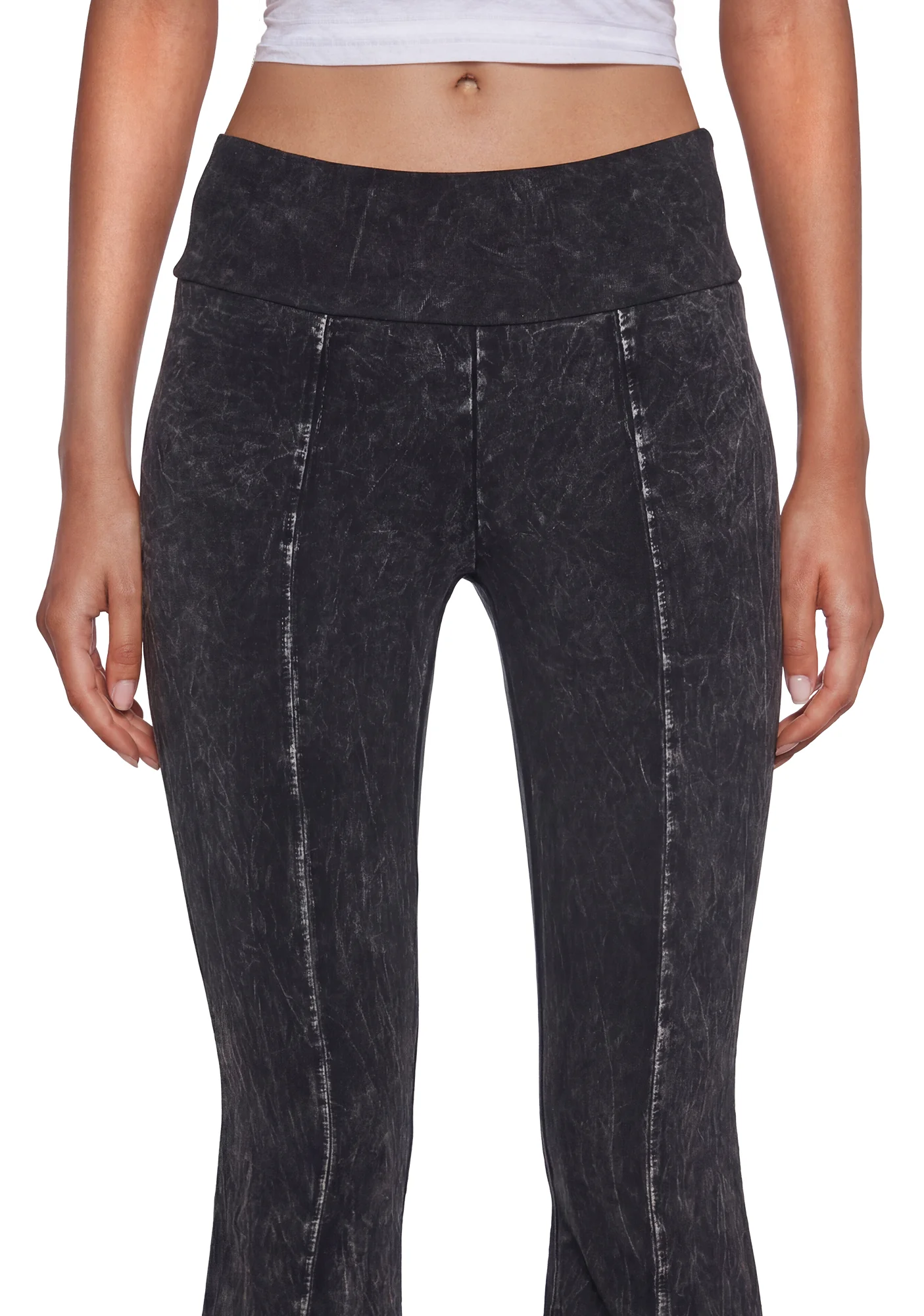 Synth Ideology Flared Pants - Black - Image 5