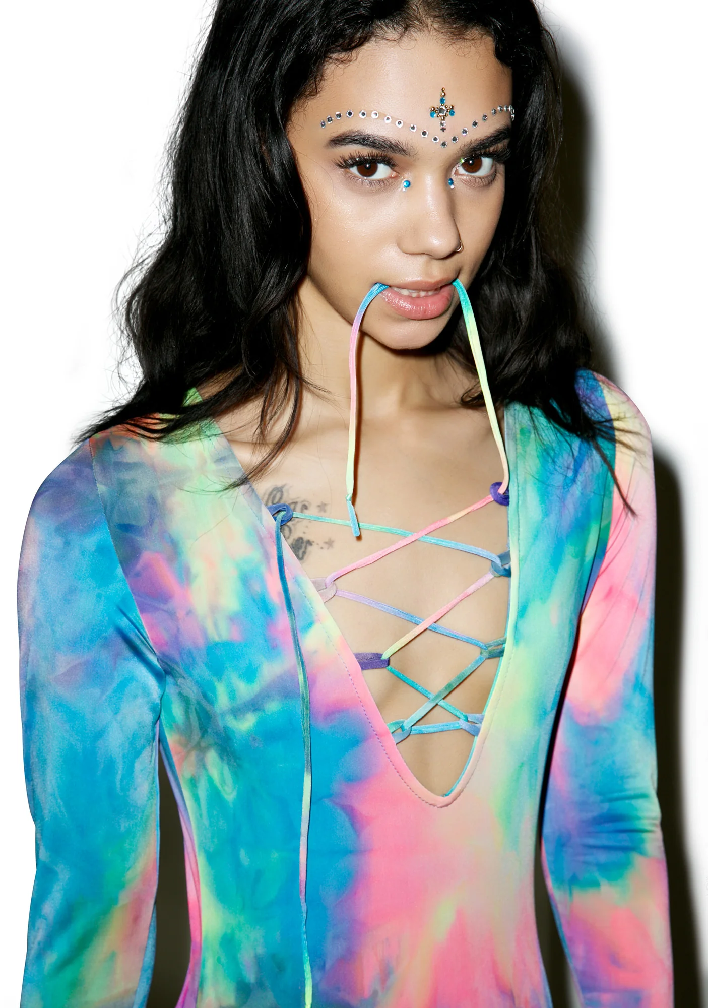 Acid Dreams Lace Up Dress - Image 4