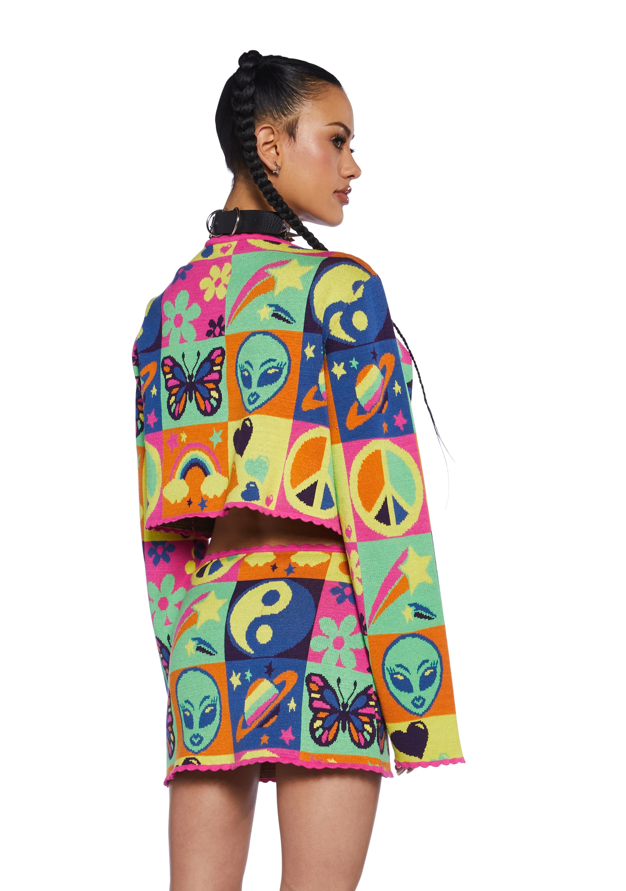Acid Trippin Knit Cardigan - Image 4