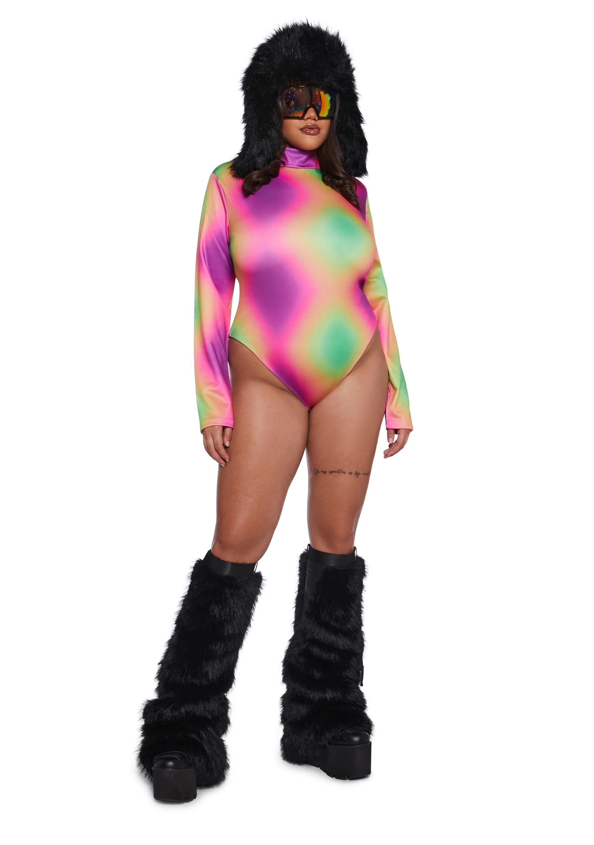 Acid Tripping Long Sleeve Bodysuit - Image 6