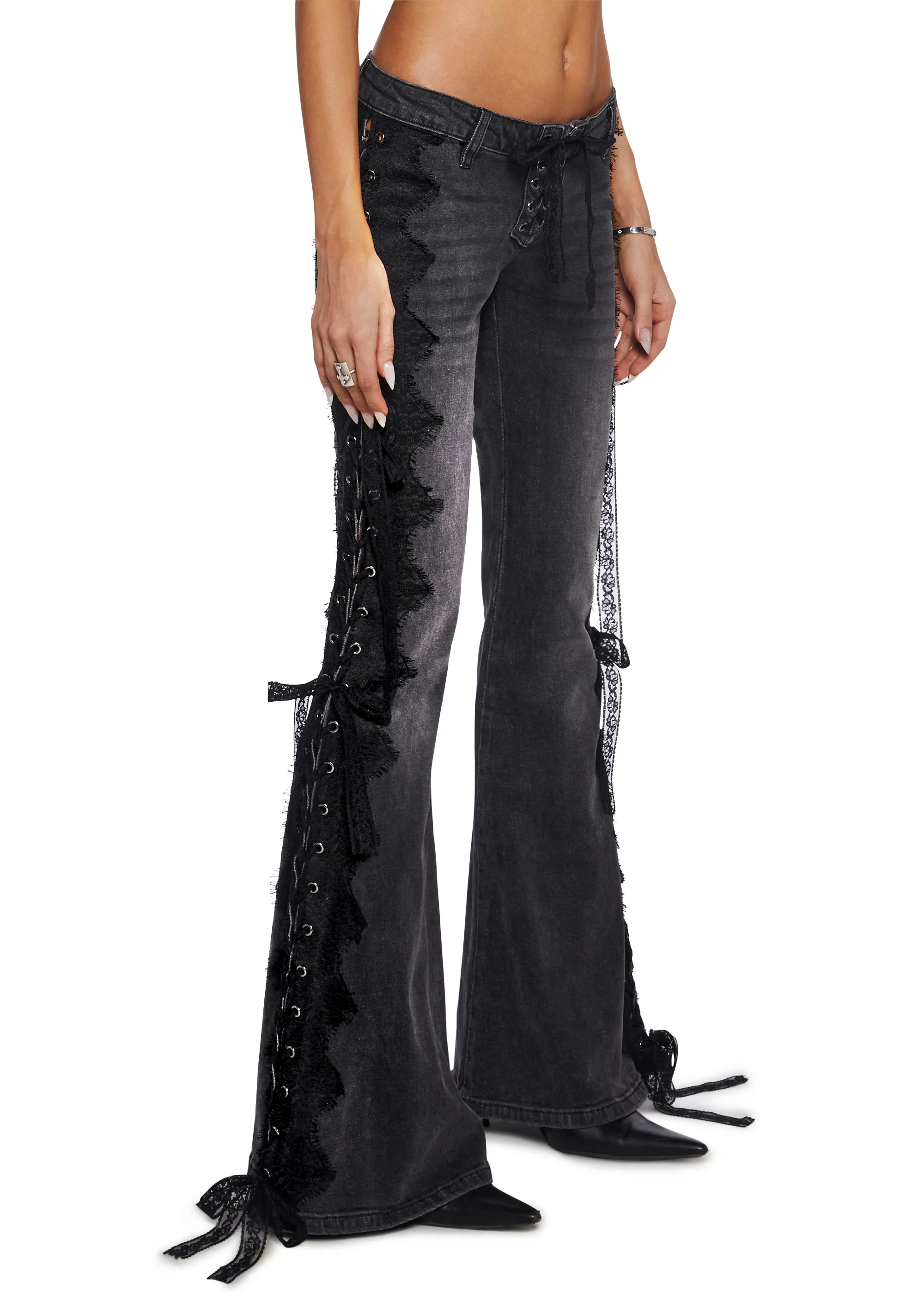 Across The Crowd Flare Jeans - Image 3
