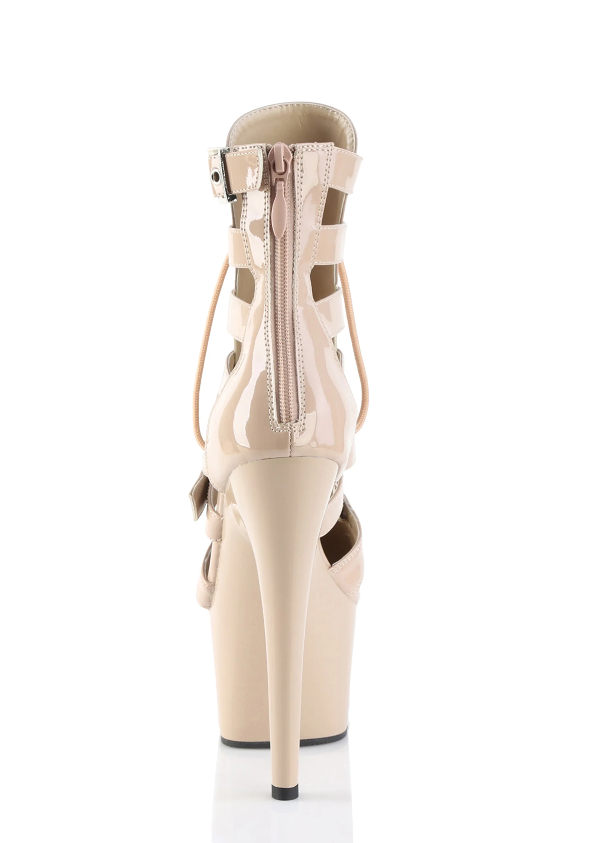 Adore-1013MST Platform Cage Booties-Nude - Image 4