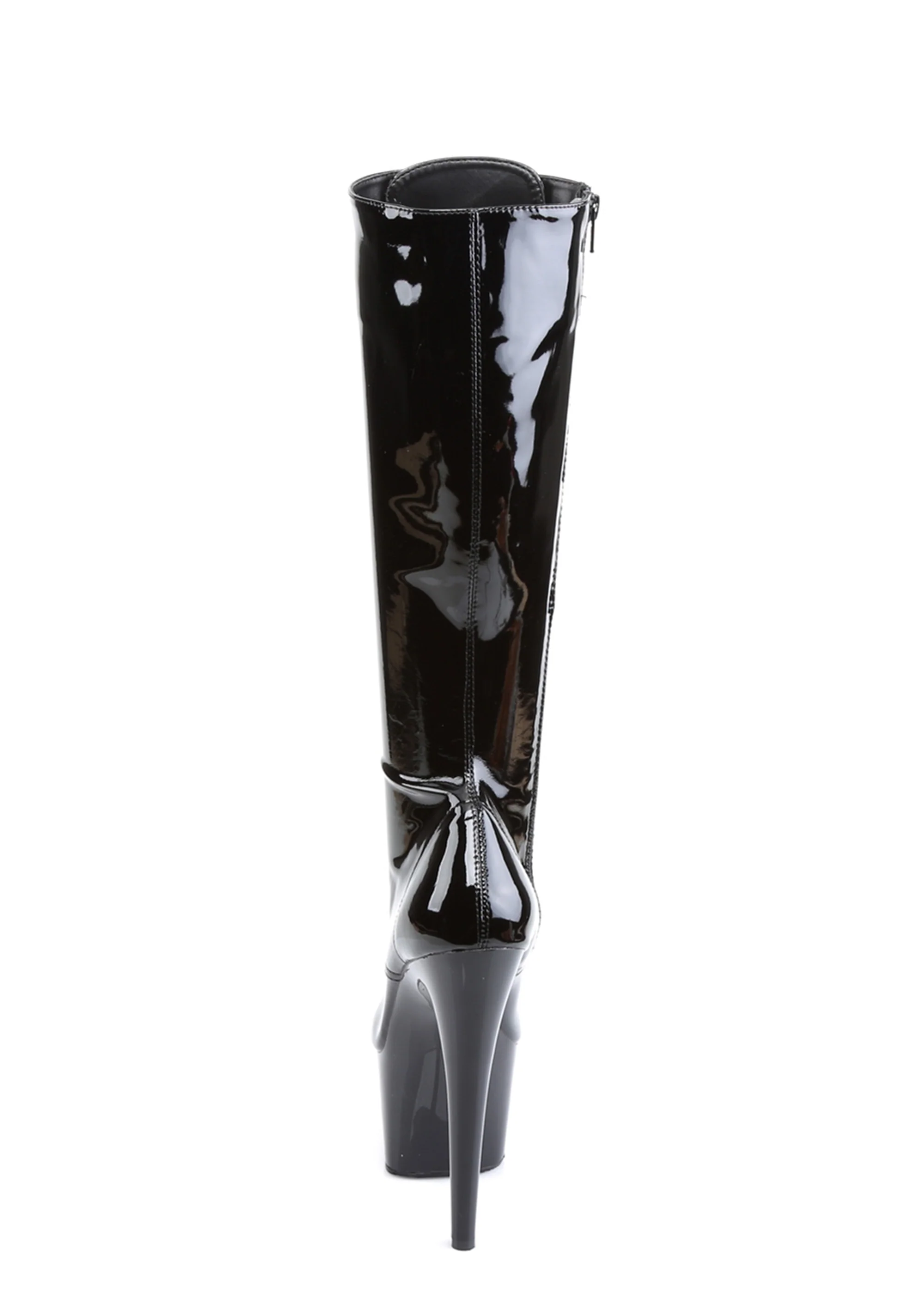 Adore-2023 Platform Knee High Boots-Black - Image 4
