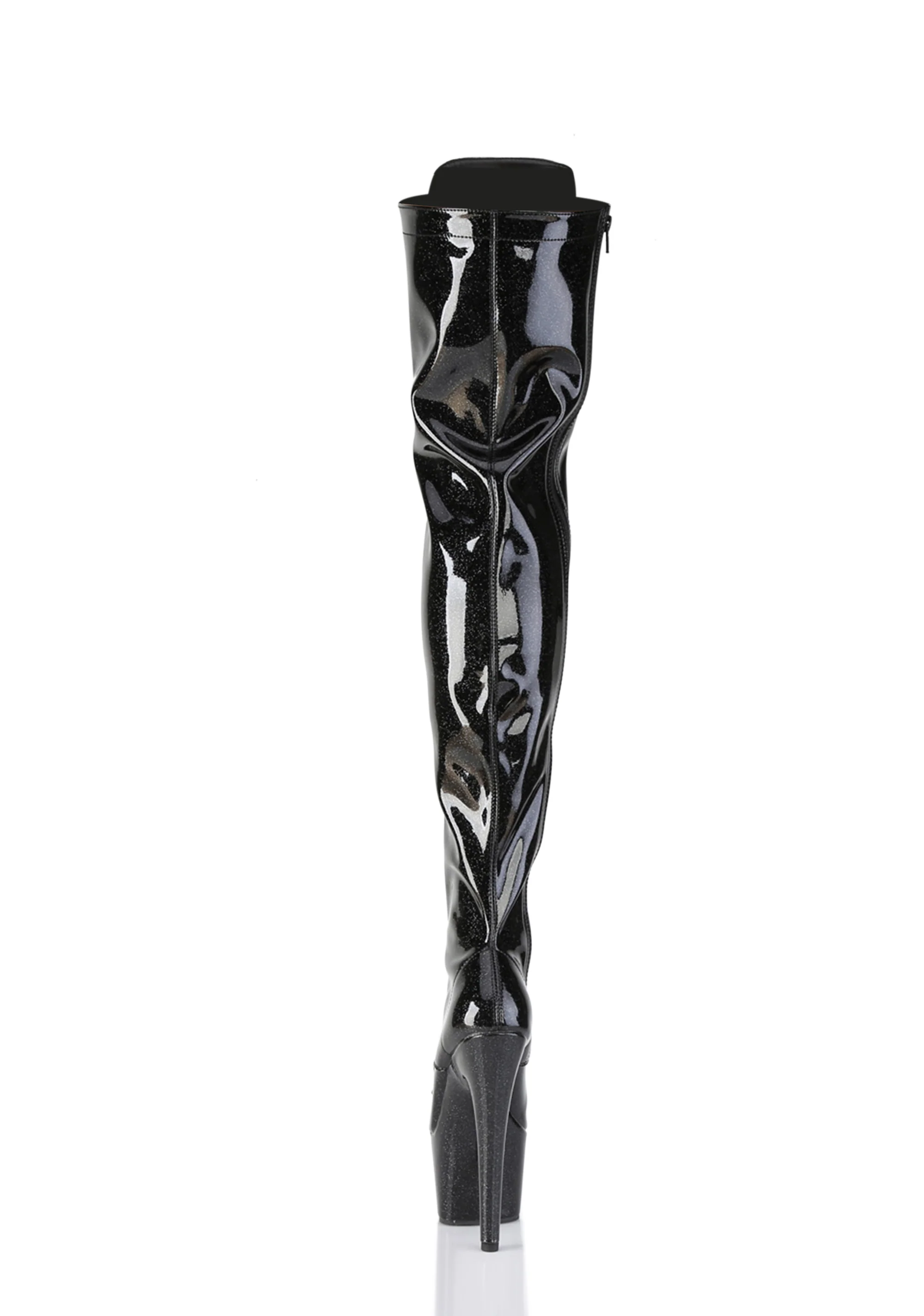 Adore-3020GP Platform Thigh High Boots-Black - Image 4