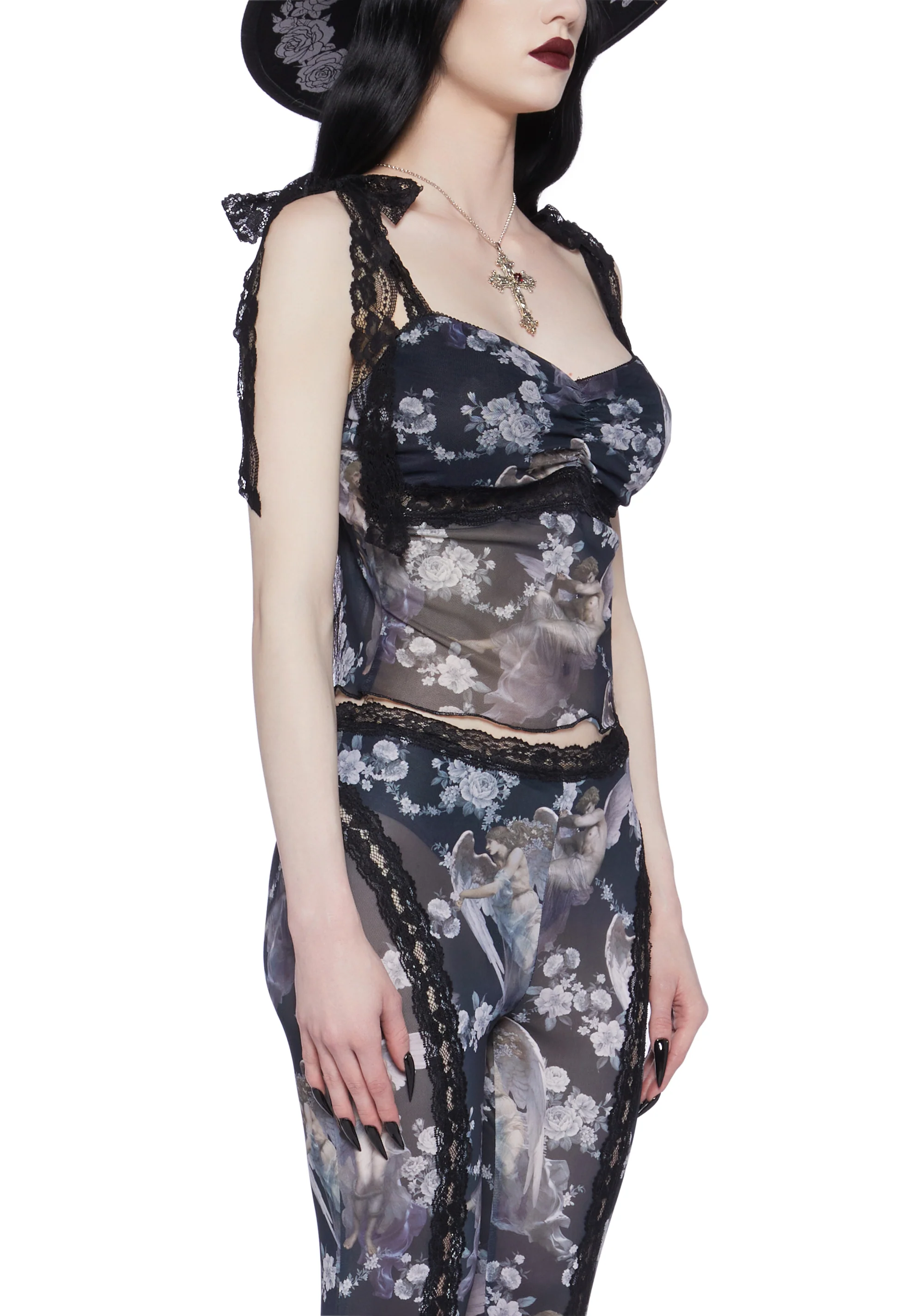 Afflicted Angel Mesh Cami - Image 5