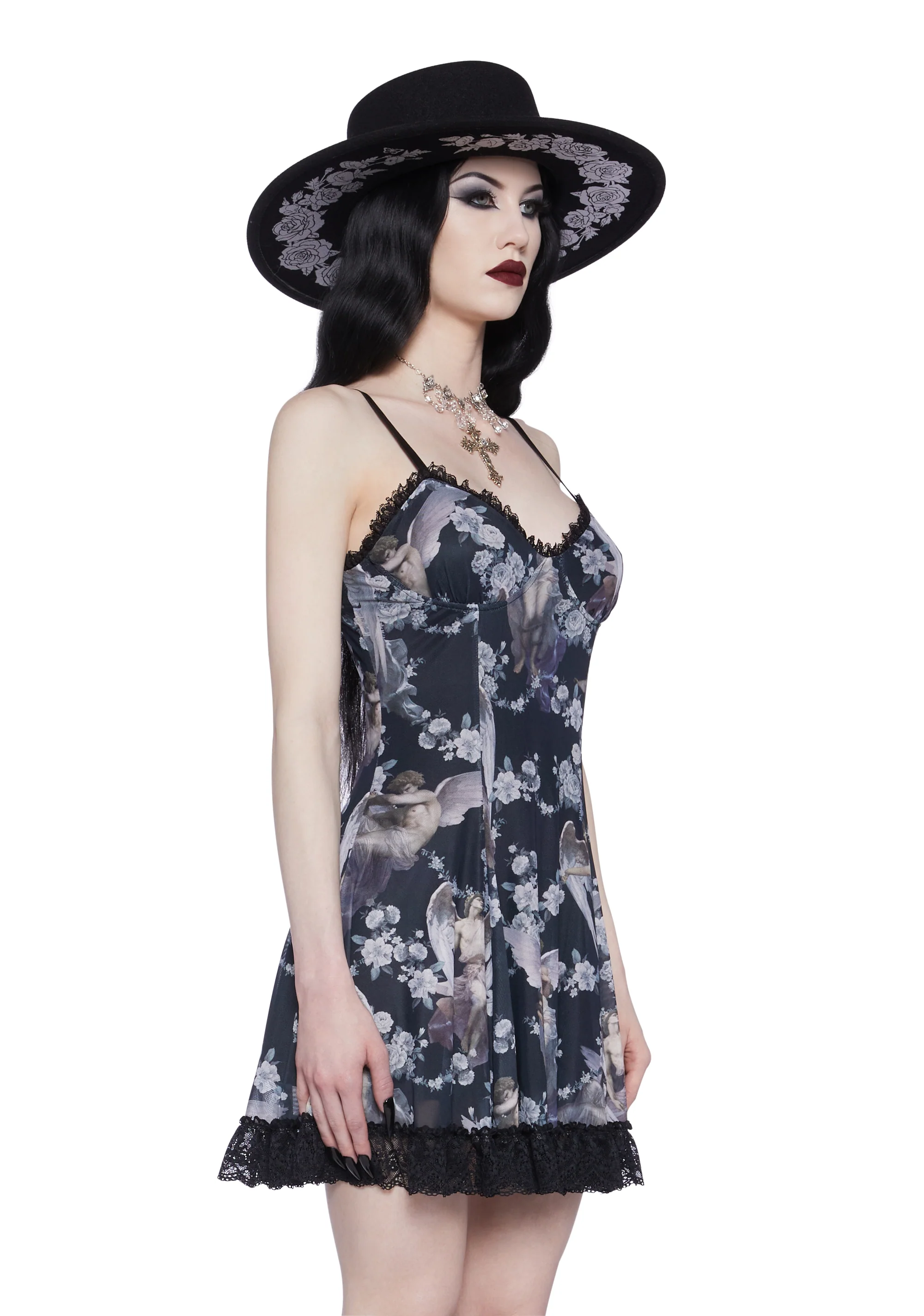 Afflicted Angel Mesh Dress - Image 3