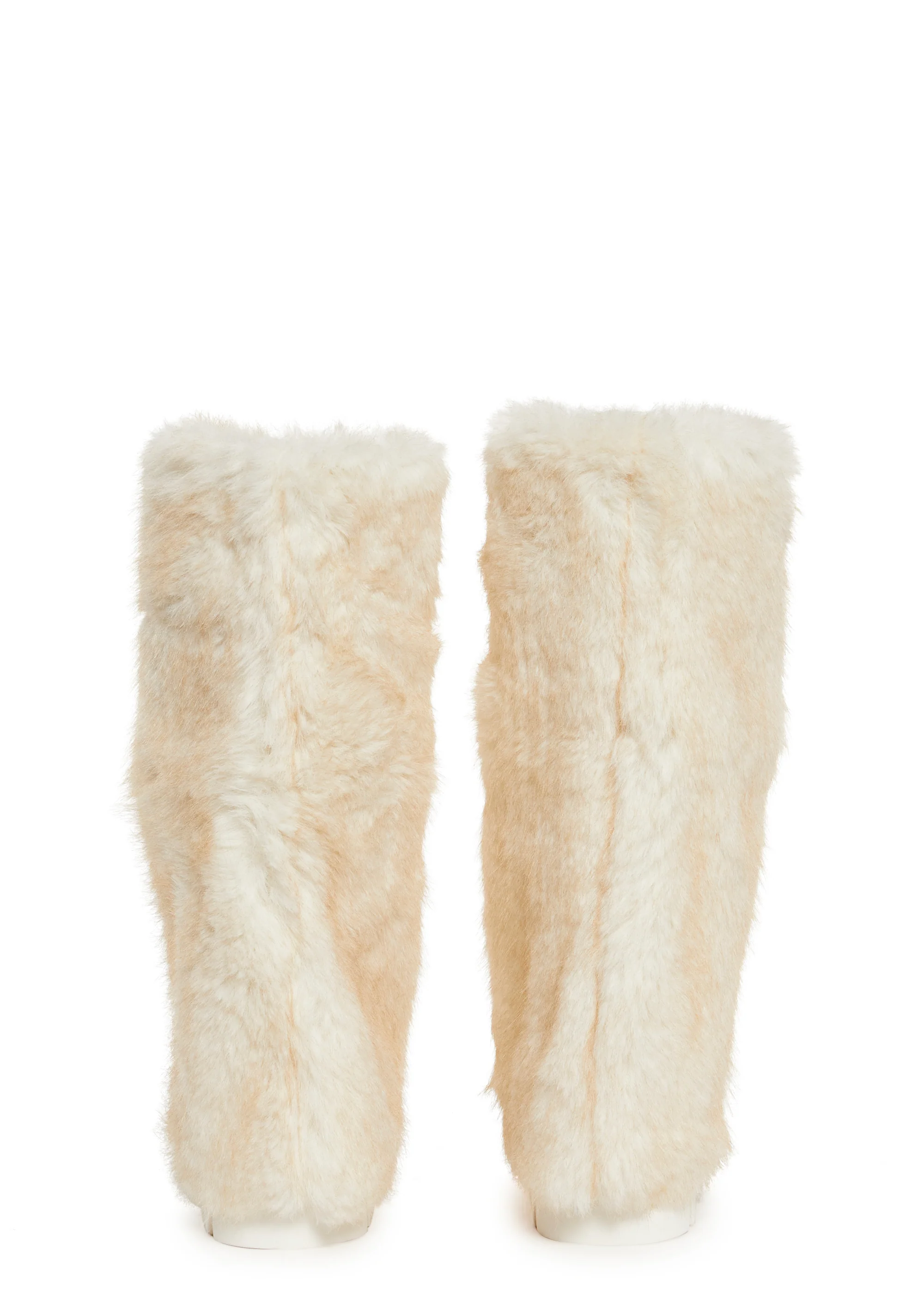 Ahsoka Foldover Flat Boots - White - Image 4