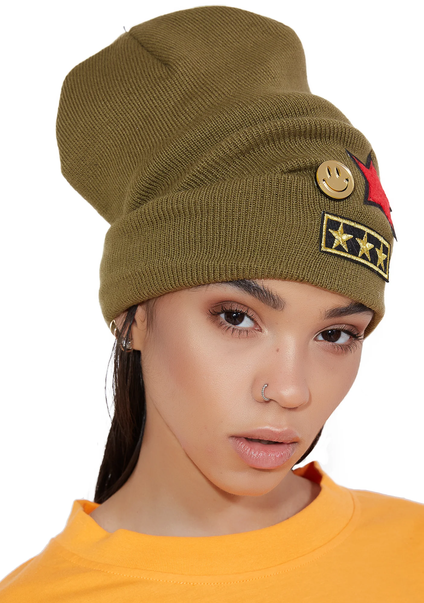Air Raid Military Patch Beanie - Image 3