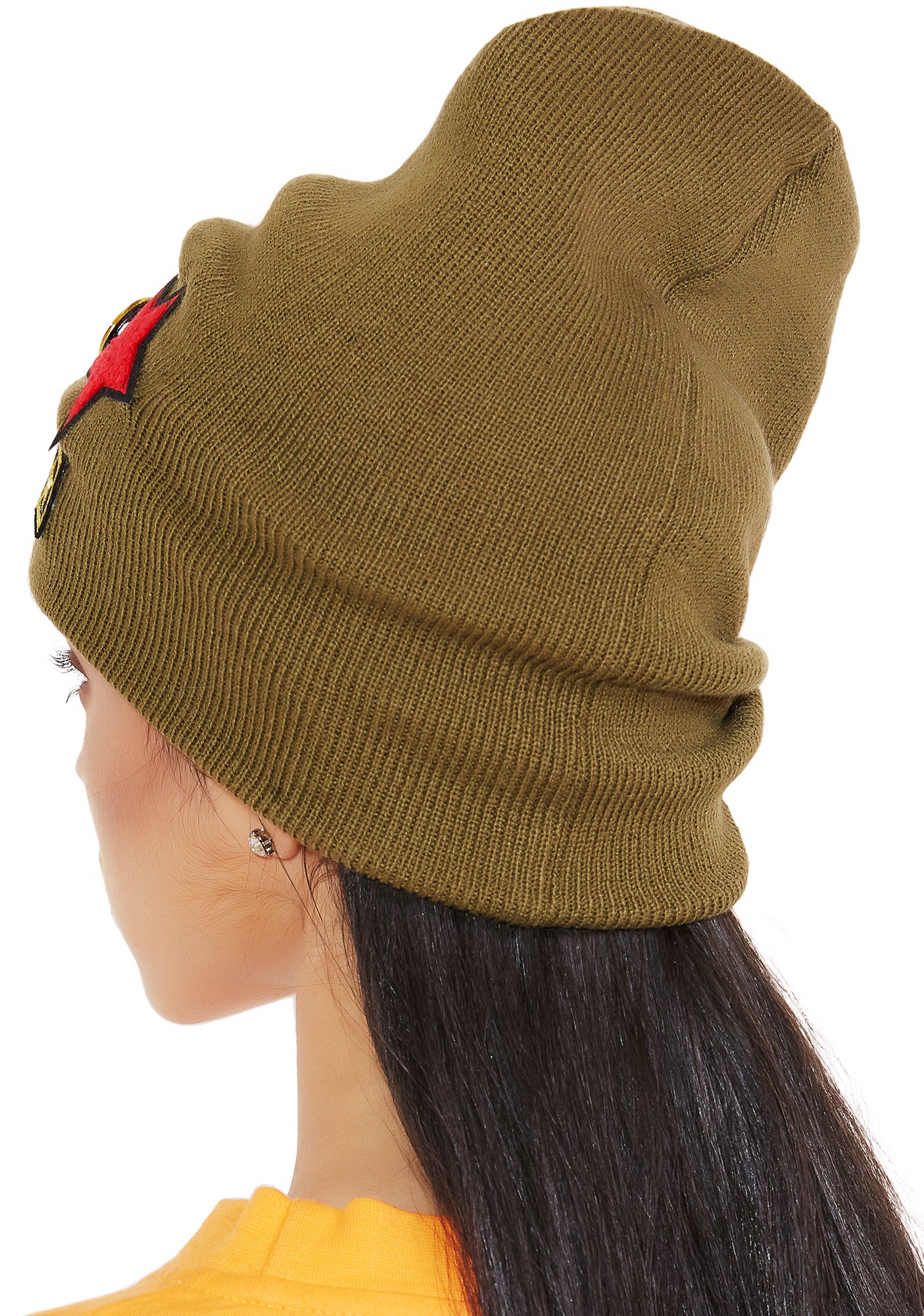 Air Raid Military Patch Beanie - Image 4