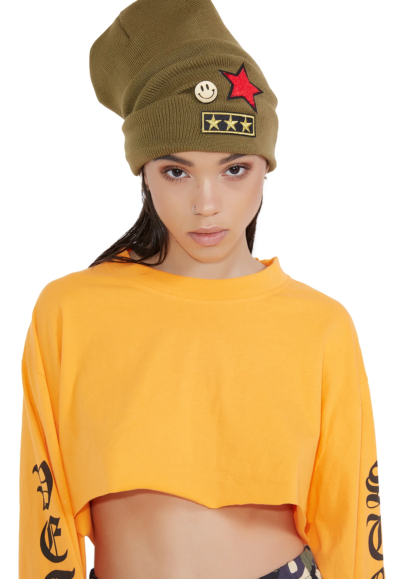 Air Raid Military Patch Beanie - Image 5