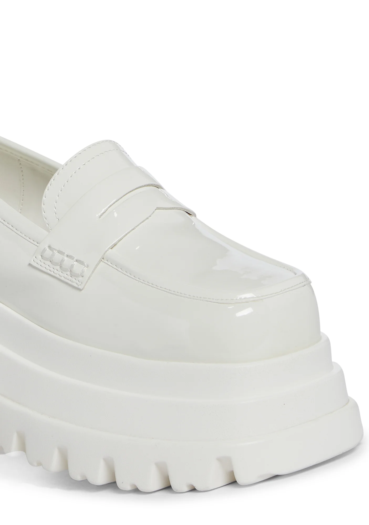 Aleo Platform Loafers - White - Image 2
