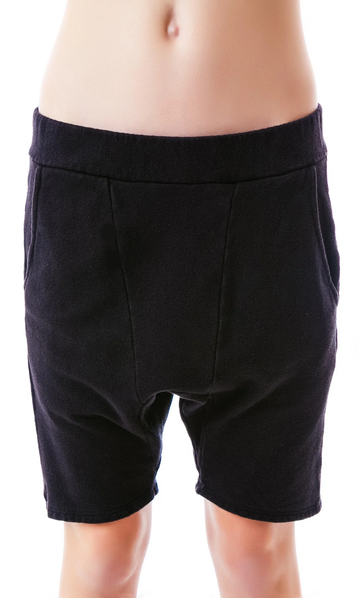 Ali Drop Crotch Short - Black - Image 7
