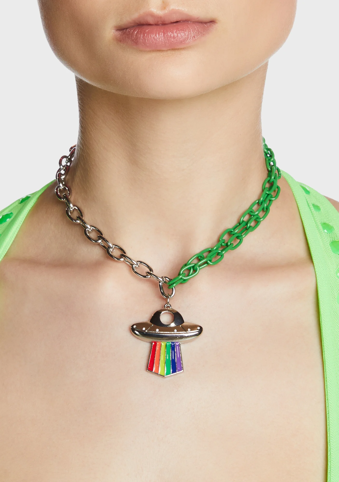 Alien Abduction Chain Necklace - Image 2