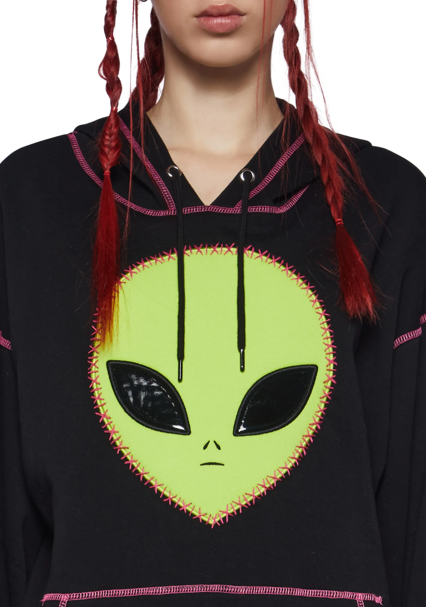 Alien Antics Graphic Hoodie - Image 5