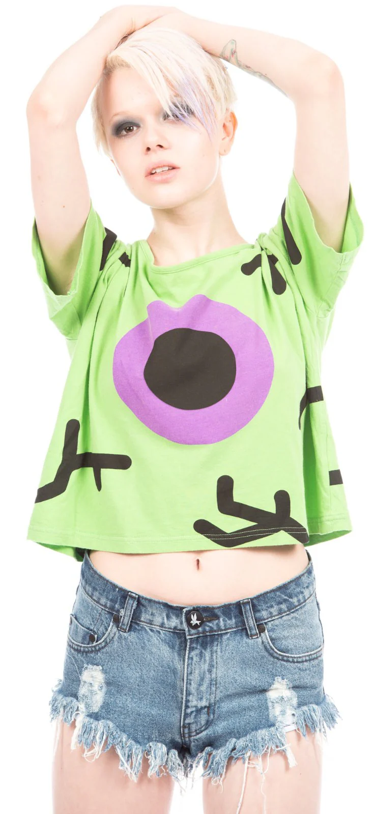 Alien Eye Crop Tee - Image 4
