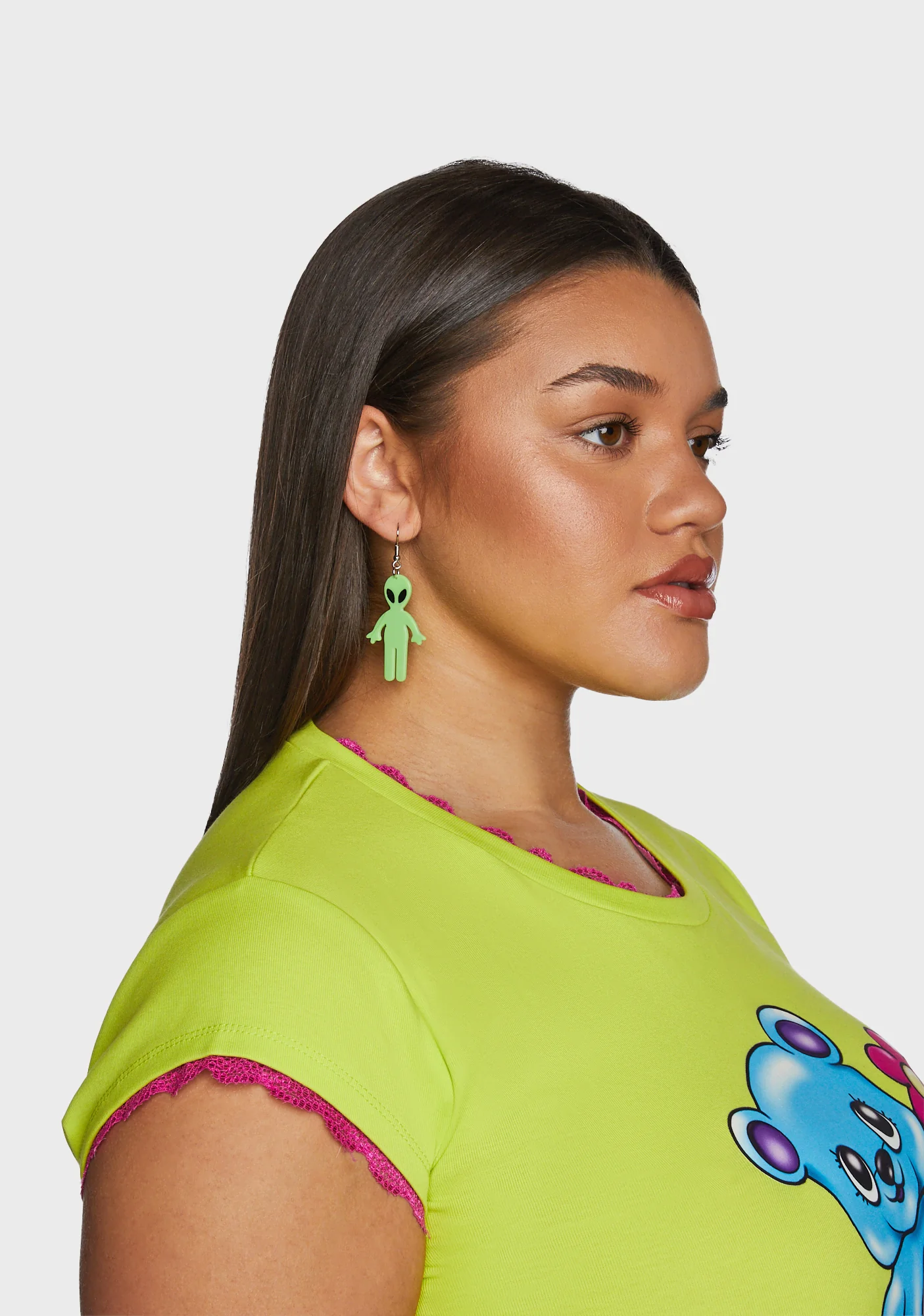 Aliens Exist Drop Earrings - Image 2
