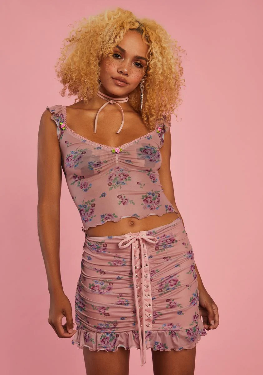 All A Dream Lace Up Skirt - Image 2