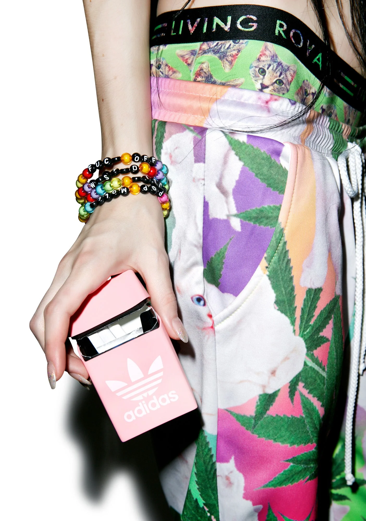 All Day I Dream About Smoking Cigarette Case - Pink - Image 10