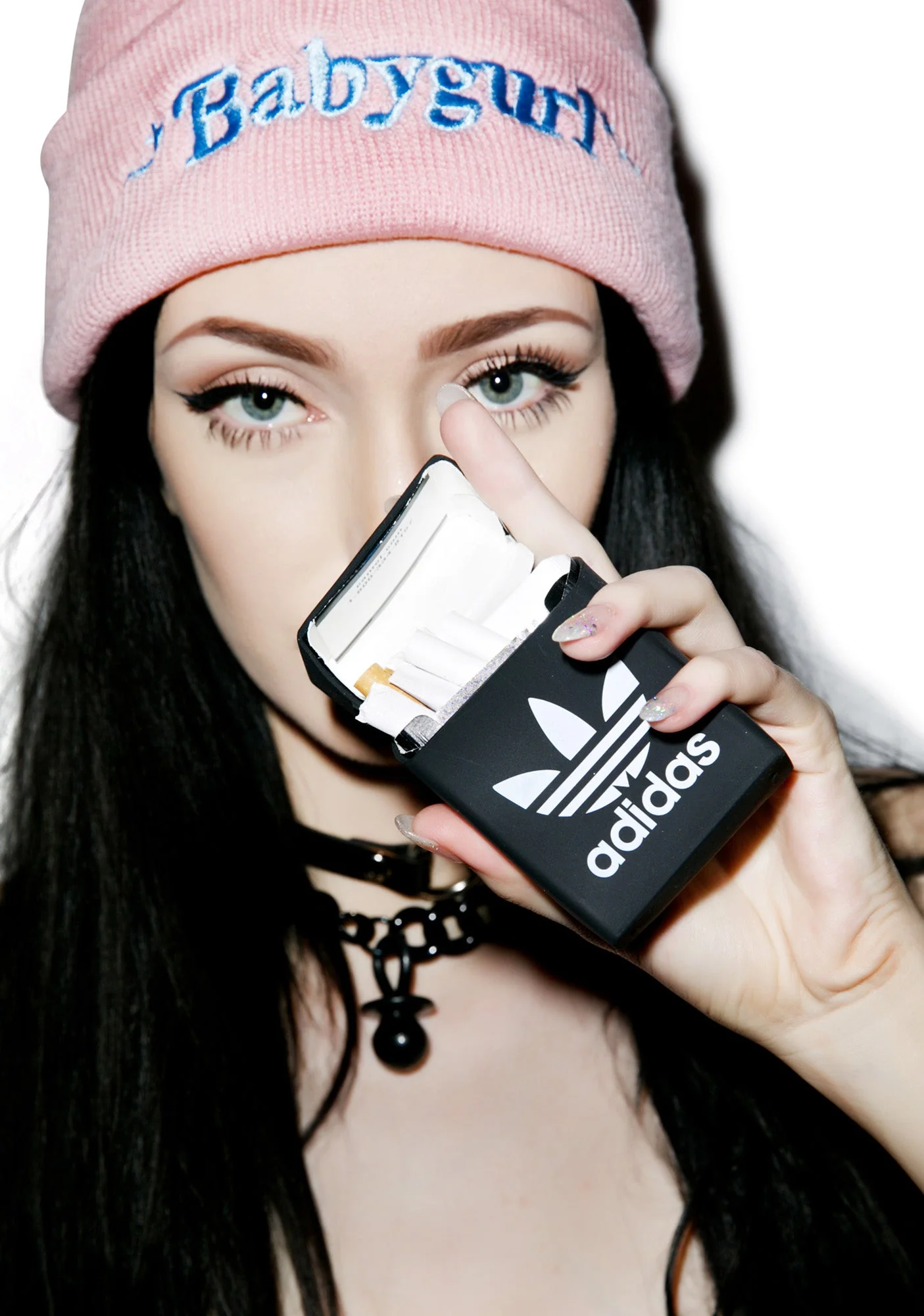 All Day I Dream About Smoking Cigarette Case - Pink - Image 3