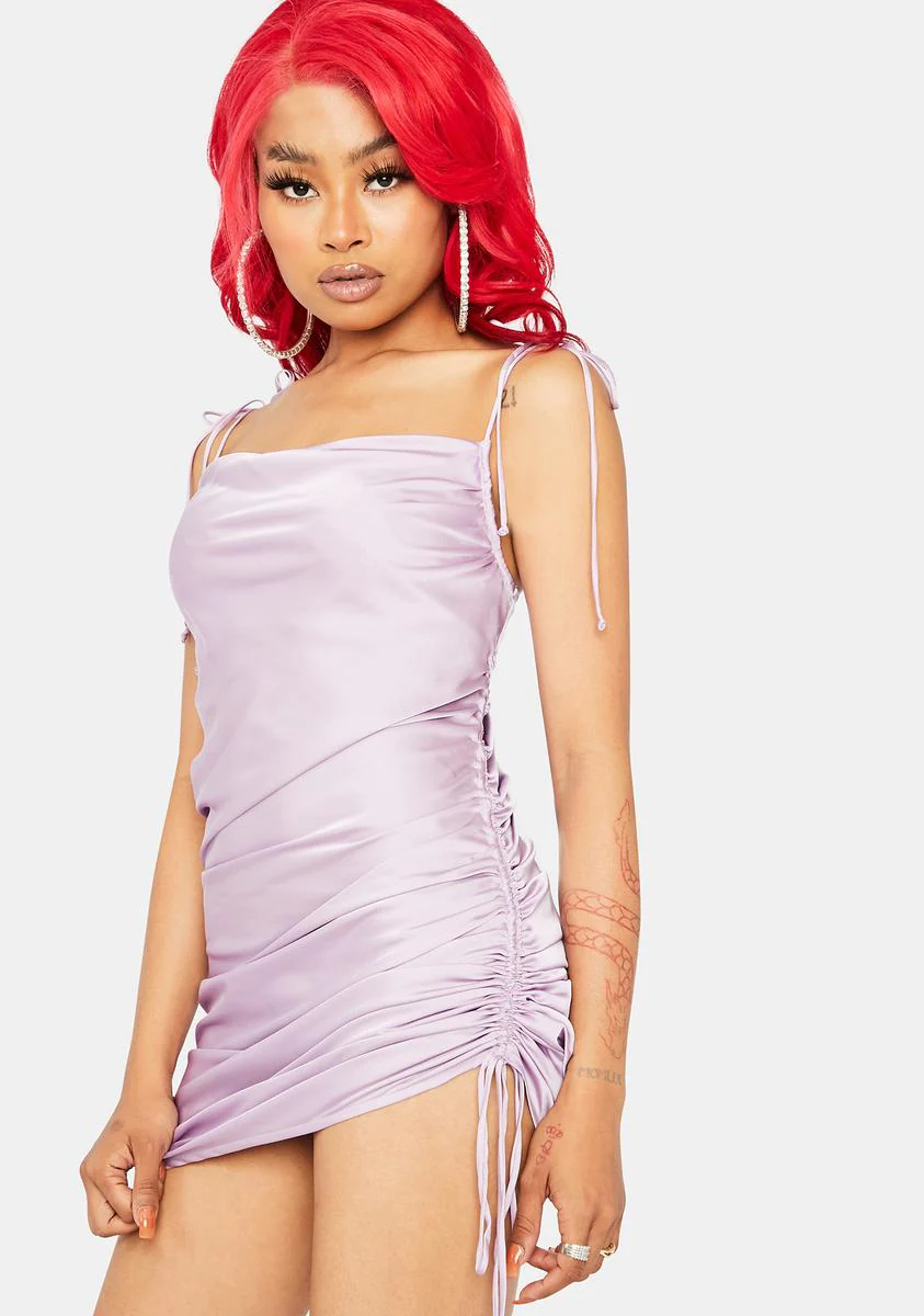 All Dolled Up Satin Dress - Image 2