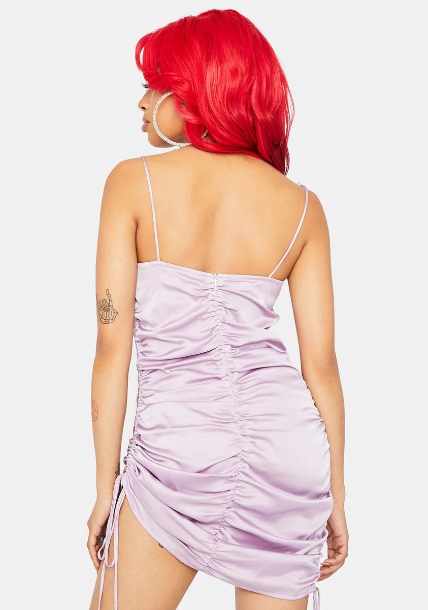 All Dolled Up Satin Dress - Image 4
