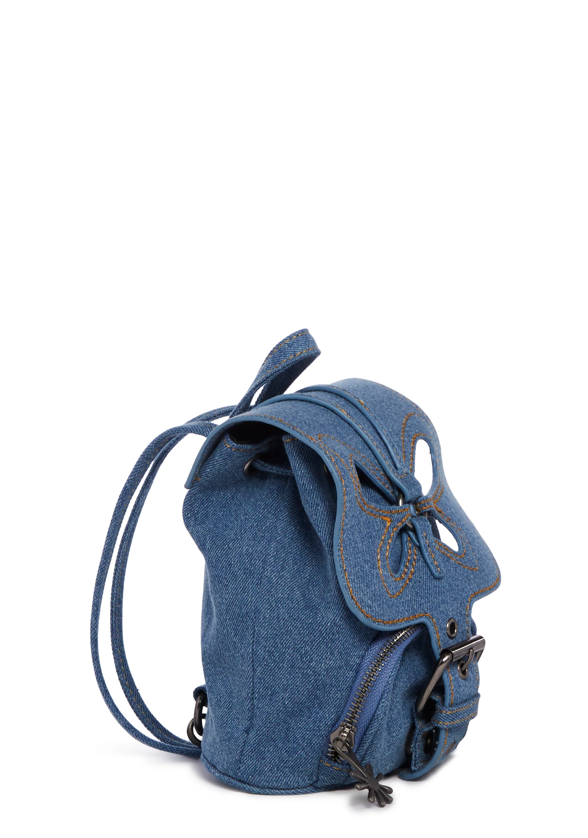 Feeling Good Butterfly Backpack - Denim - Image 4